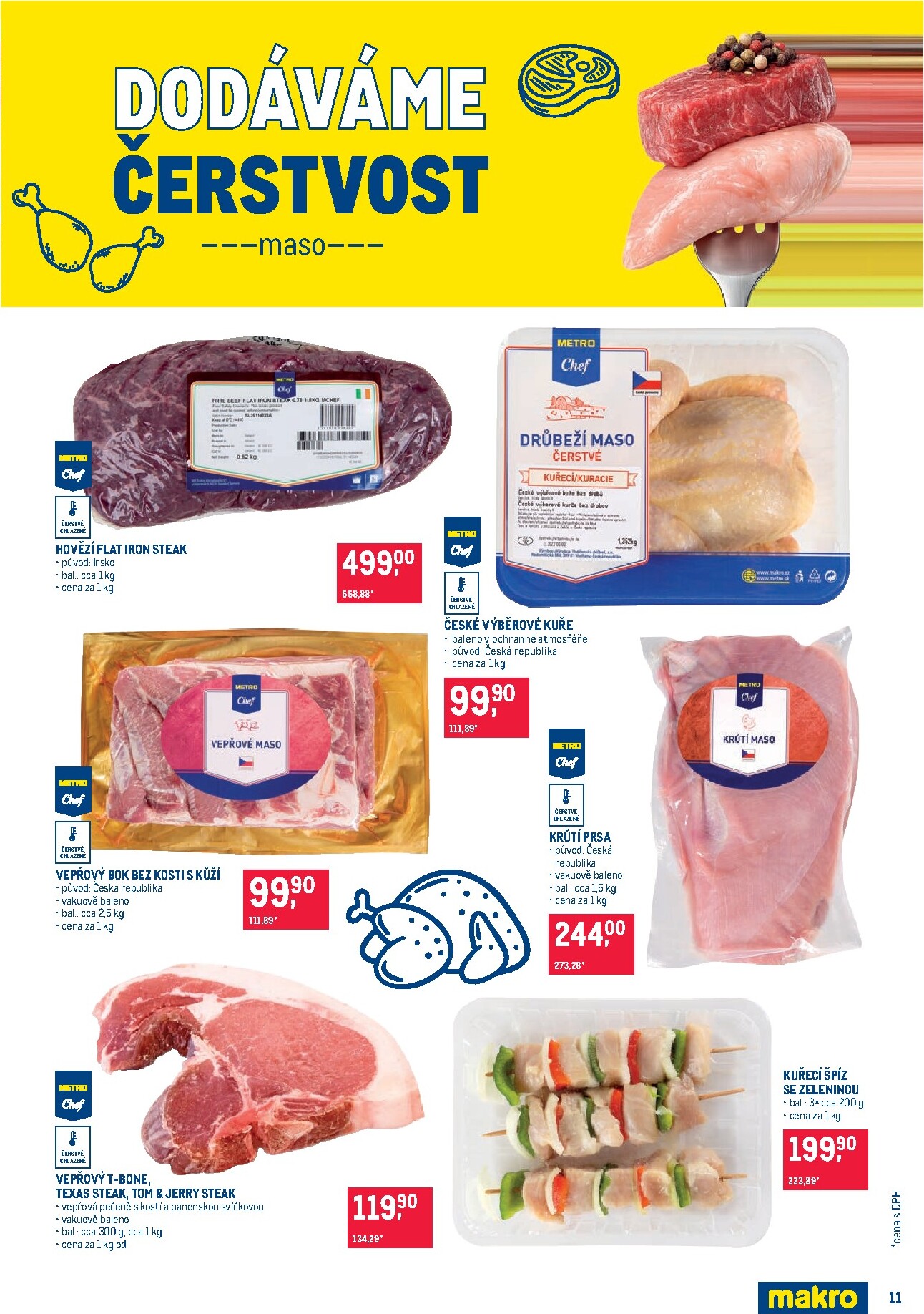 makro - Aktuální Makro - Pro milovníky jídla leták platný od středy 06.05.2026 do úterý 19.05.2026 - page: 11