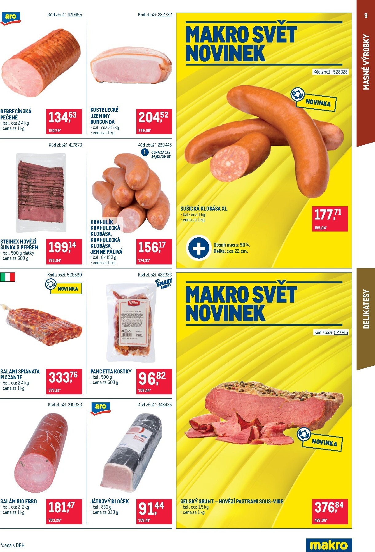 makro - Aktuální Makro - Gastronomie - Distribuce leták platný od úterý 05.05.2026 do pondělí 18.05.2026 - page: 9