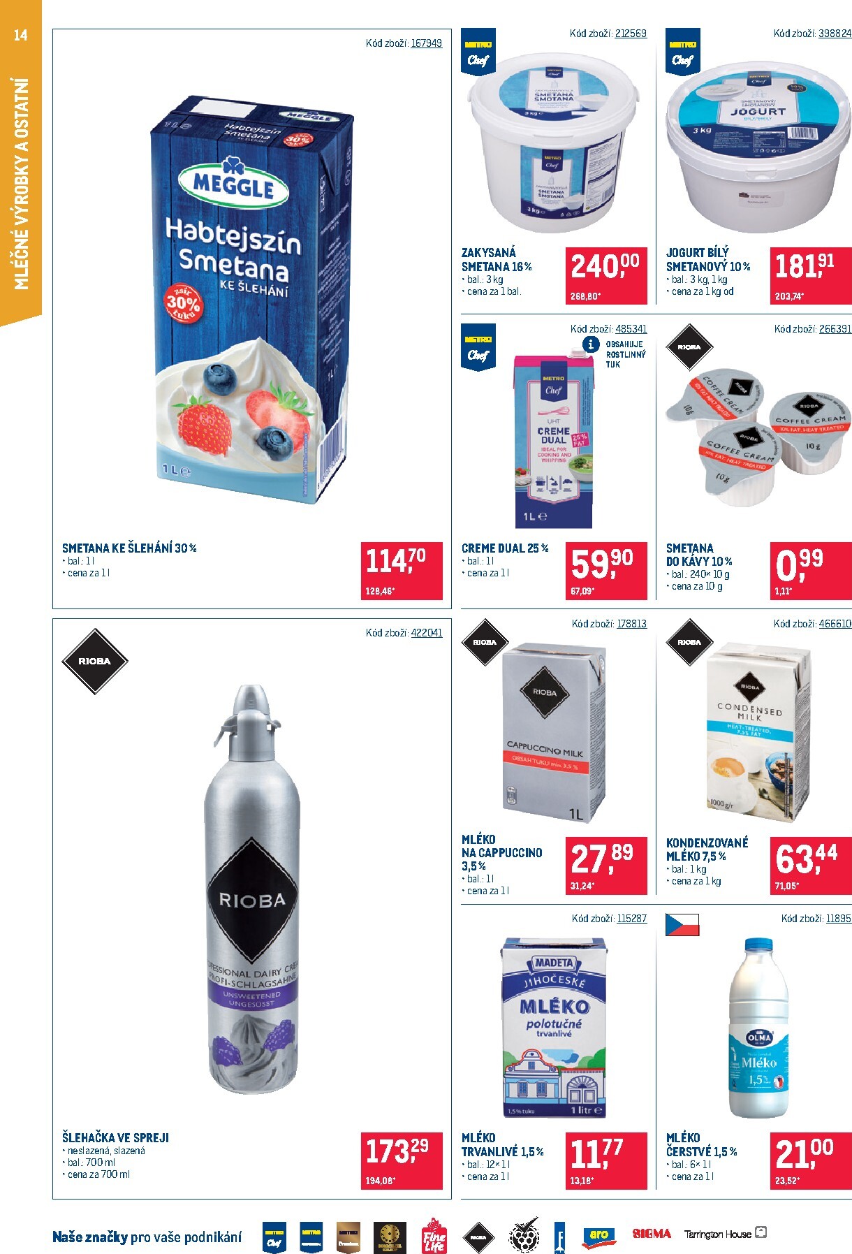makro - Aktuální Makro - Gastronomie - Distribuce leták platný od úterý 05.05.2026 do pondělí 18.05.2026 - page: 14