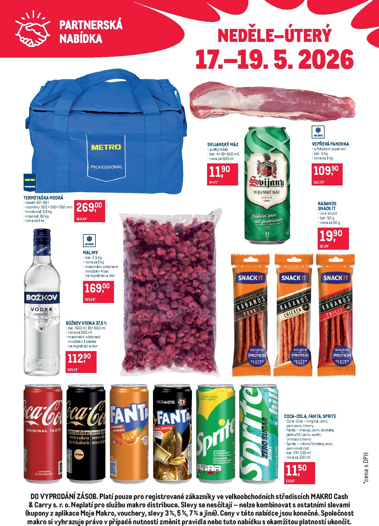 makro - Makro - Partnerská nabídka leták na příští týden od neděle 17.05.2026 do úterý 19.05.2026