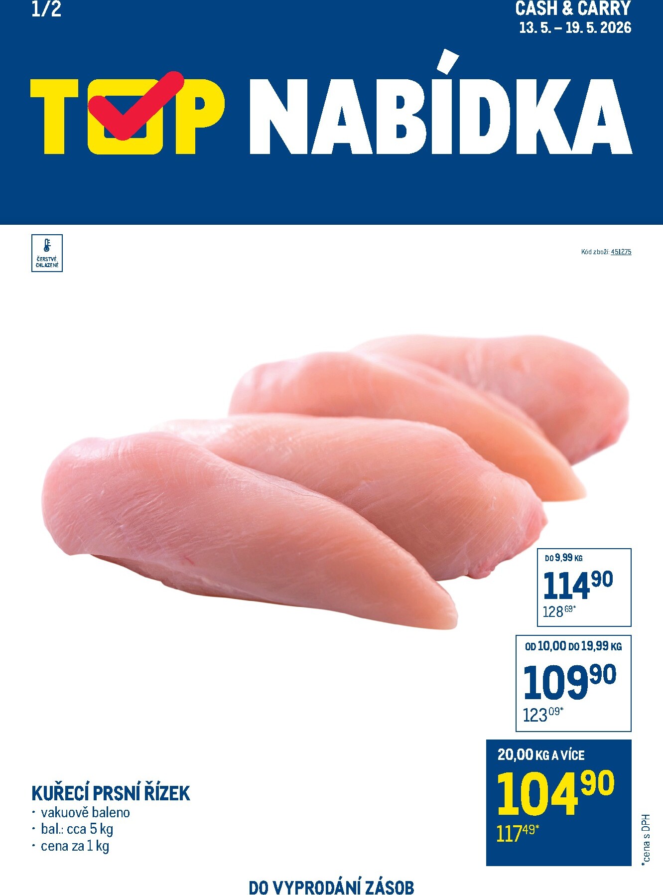 makro - Aktuální Makro - TOP maso leták platný od středy 13.05.2026 do úterý 19.05.2026