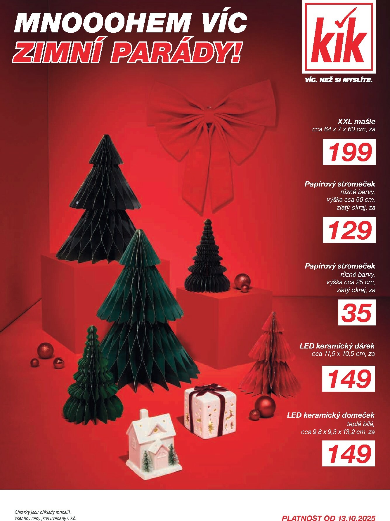 kik - Aktuální leták Kik od 13.10. do 02.11.