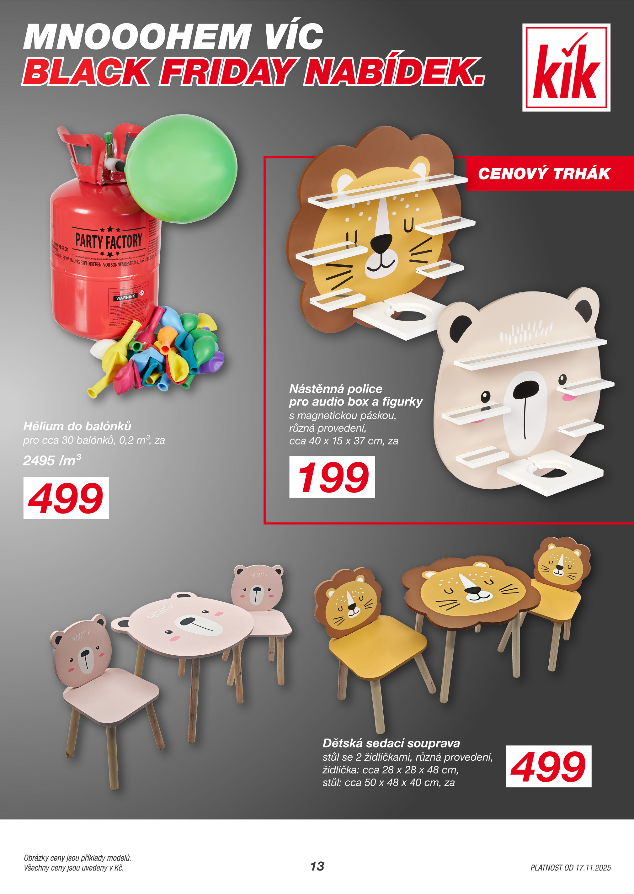 kik - Aktuální leták KiK - Black Friday od 17.11. do 14.12. - page: 13