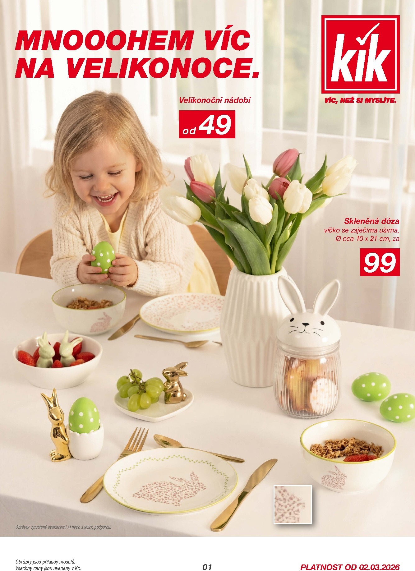kik - KiK leták platný od pondělí 02.03.2026 do neděle 29.03.2026