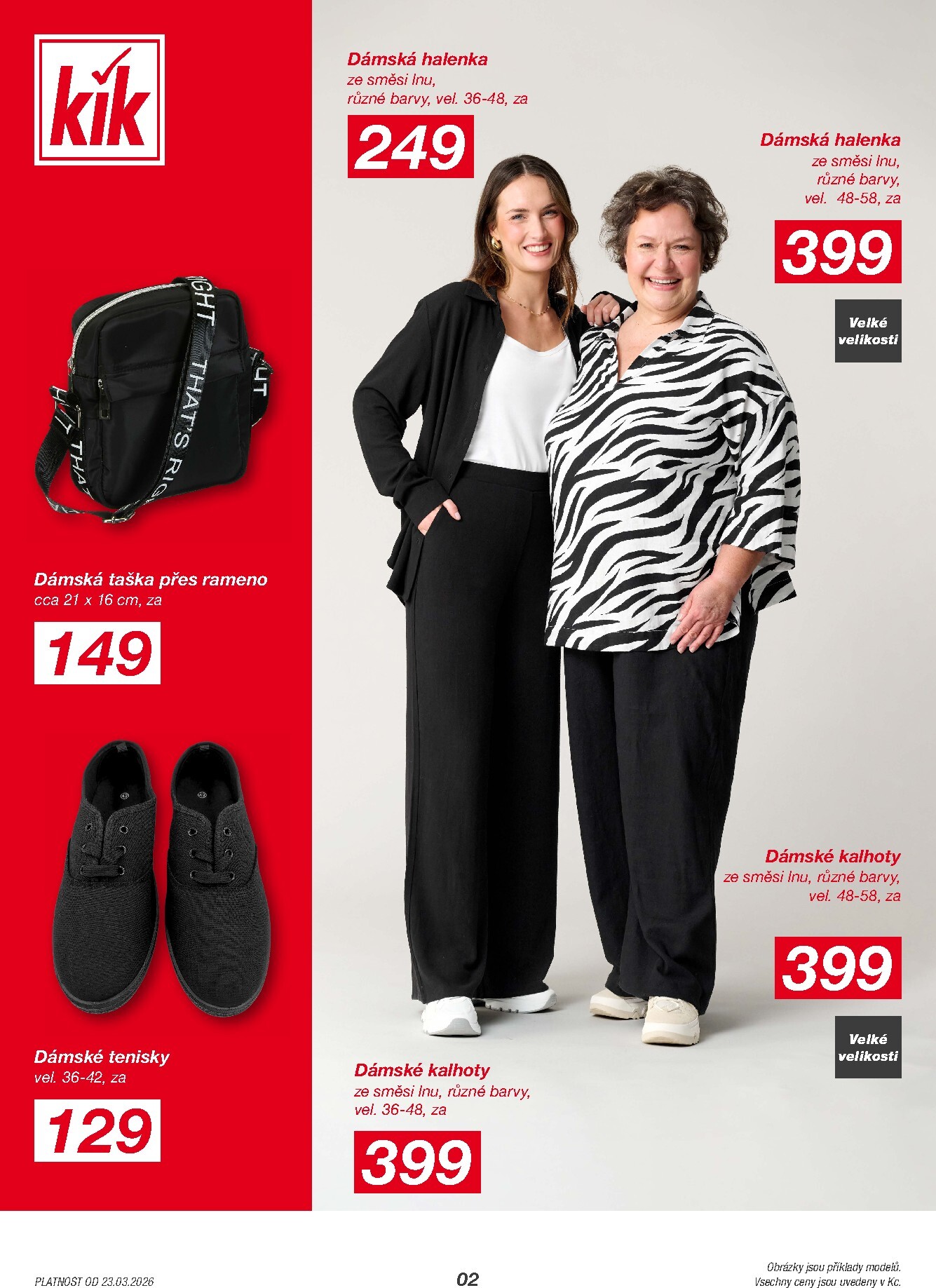 kik - KiK leták platný od pondělí 23.03.2026 do neděle 19.04.2026 - page: 2