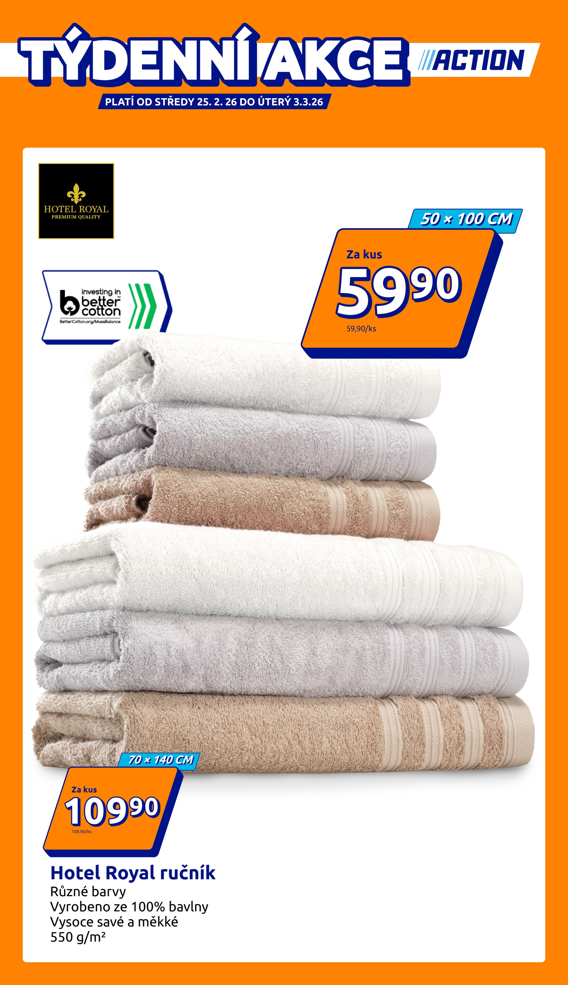 action - Action leták platný od středy 25.02.2026 do úterý 03.03.2026