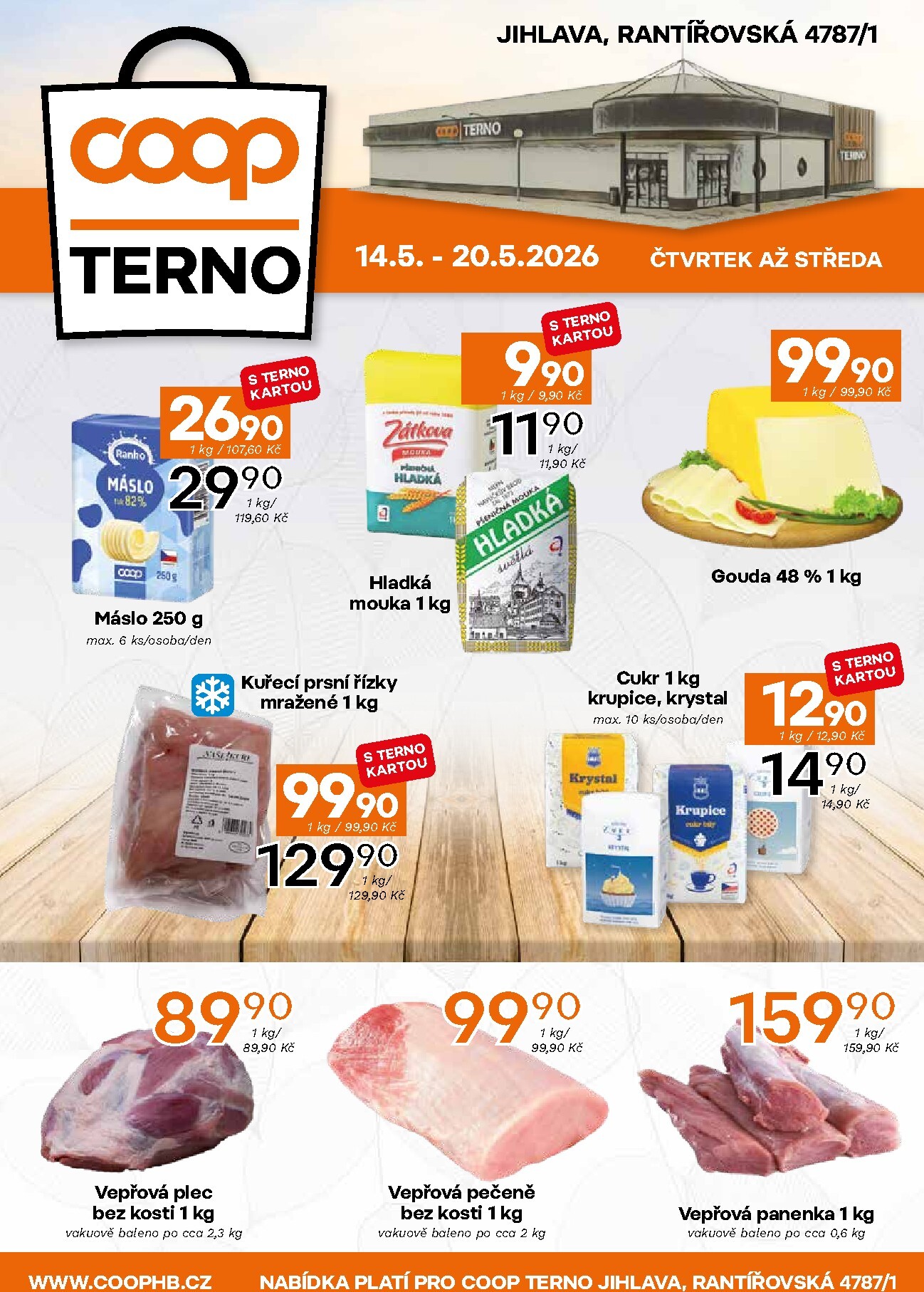 coop - Aktuální Coop Terno - Jihlava leták platný od čtvrtka 14.05.2026 do středy 20.05.2026