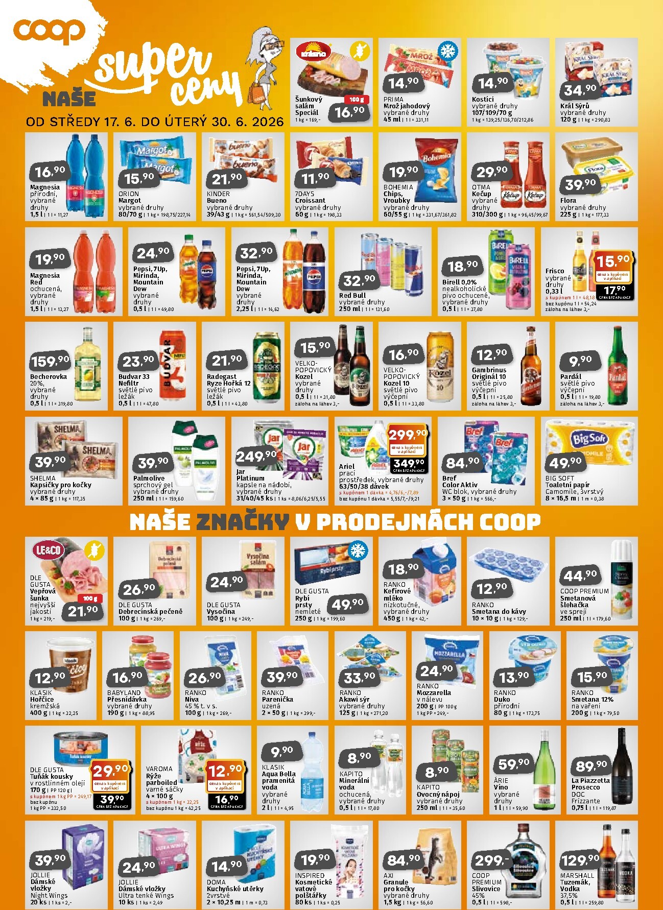 coop - Aktuální Coop - Jižní Čechy leták platný od středy 17.06.2026 do úterý 30.06.2026 - page: 2