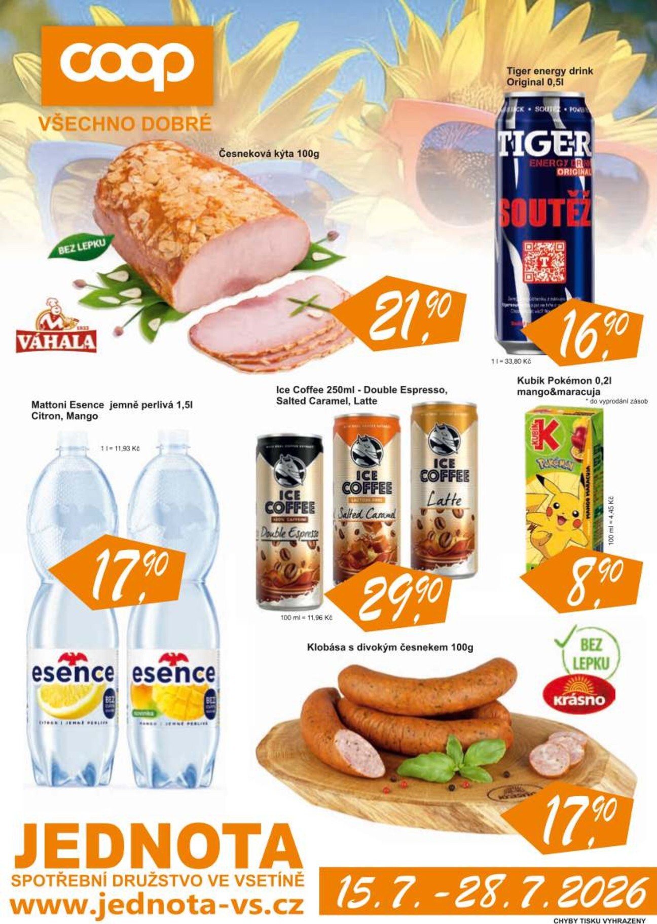 coop - Aktuální Coop leták platný od středy 15.07.2026 do úterý 28.07.2026