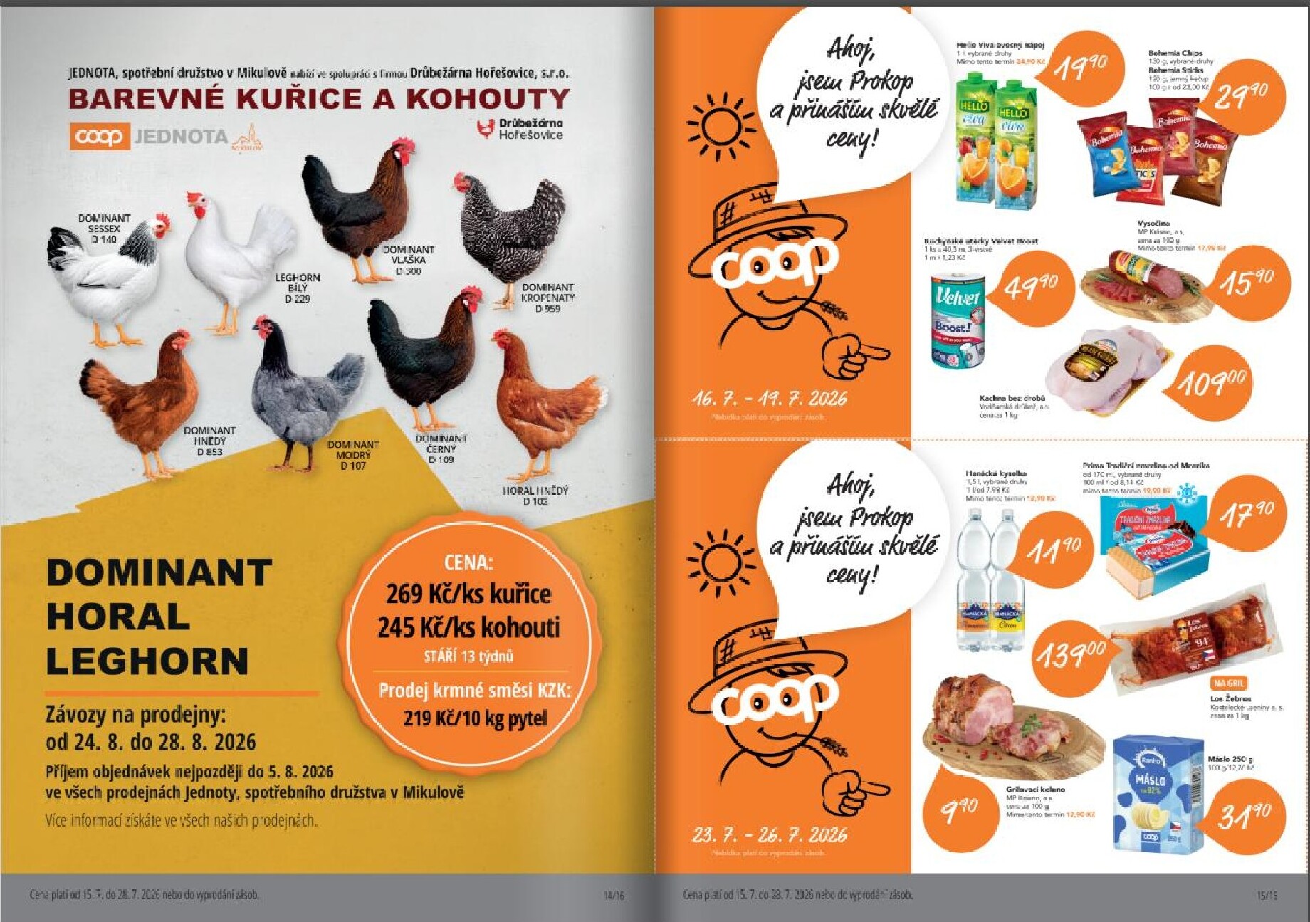 coop - Aktuální Coop Jednota Mikulov leták platný od středy 15.07.2026 do úterý 28.07.2026 - page: 8