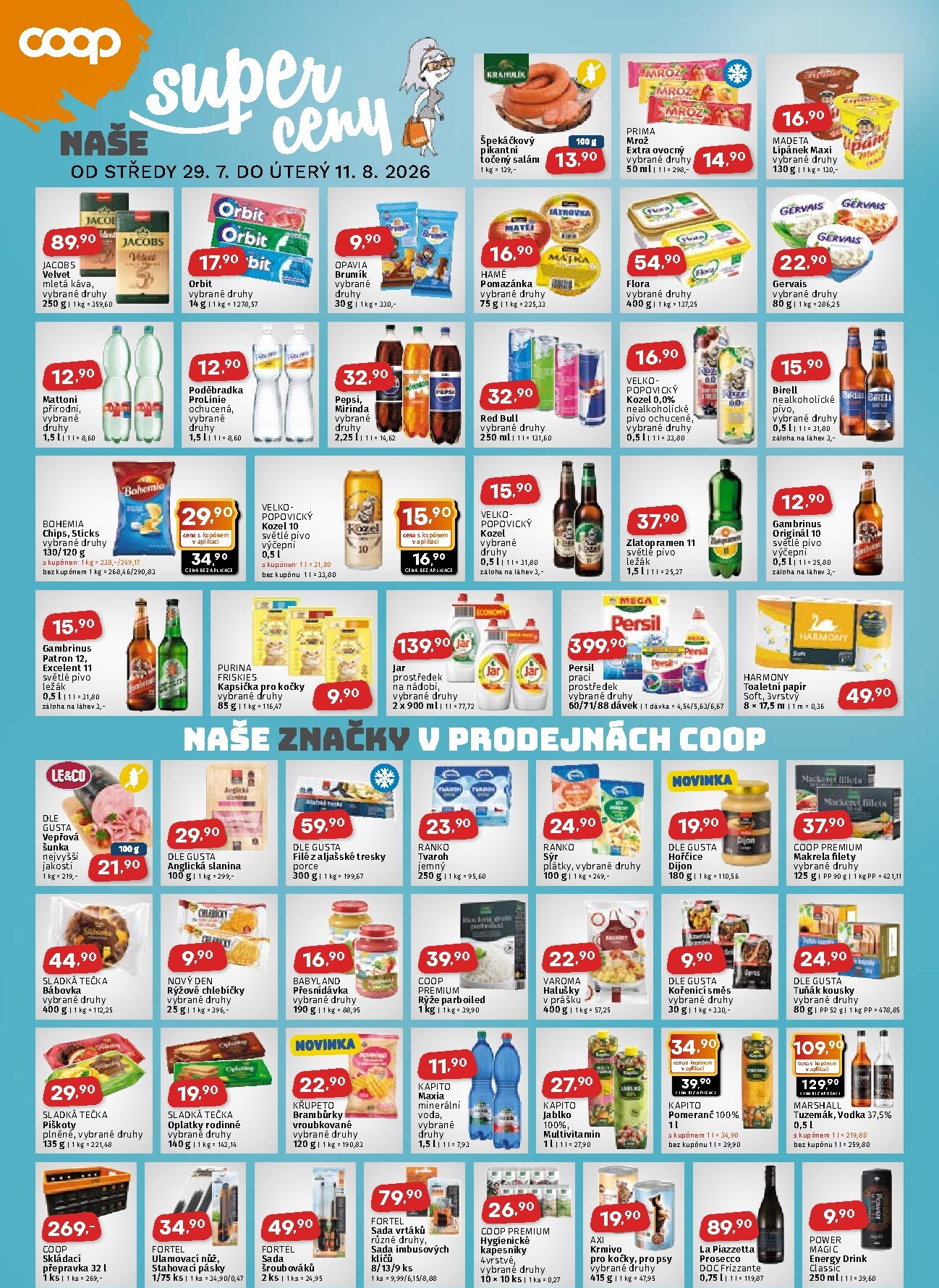 coop - Aktuální Coop - Jižní Čechy leták platný od středy 29.07.2026 do úterý 11.08.2026 - page: 2