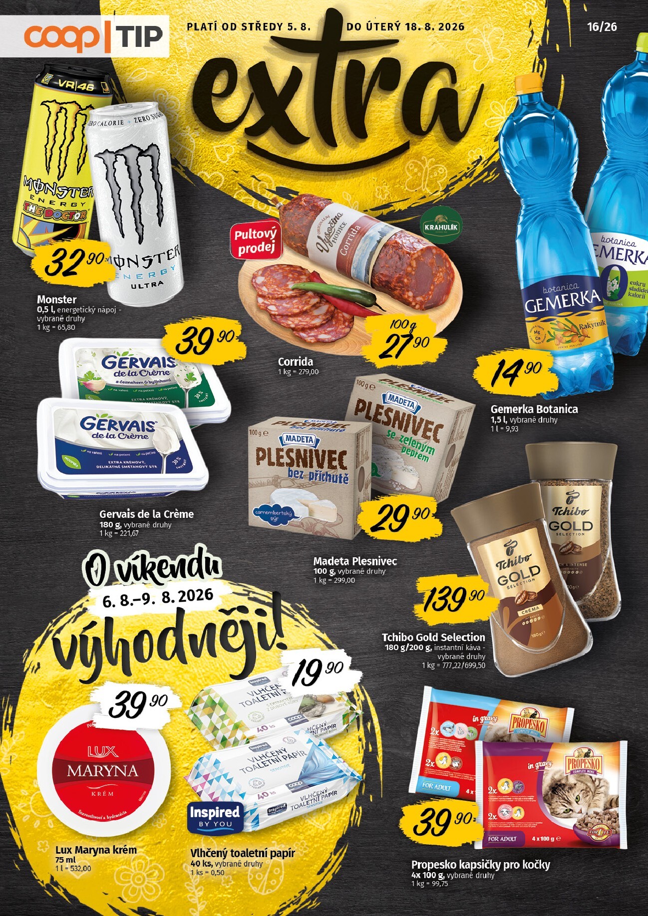 coop - Budoucí Coop - TIP Extra leták platný od středy 05.08.2026 do úterý 18.08.2026 - page: 1