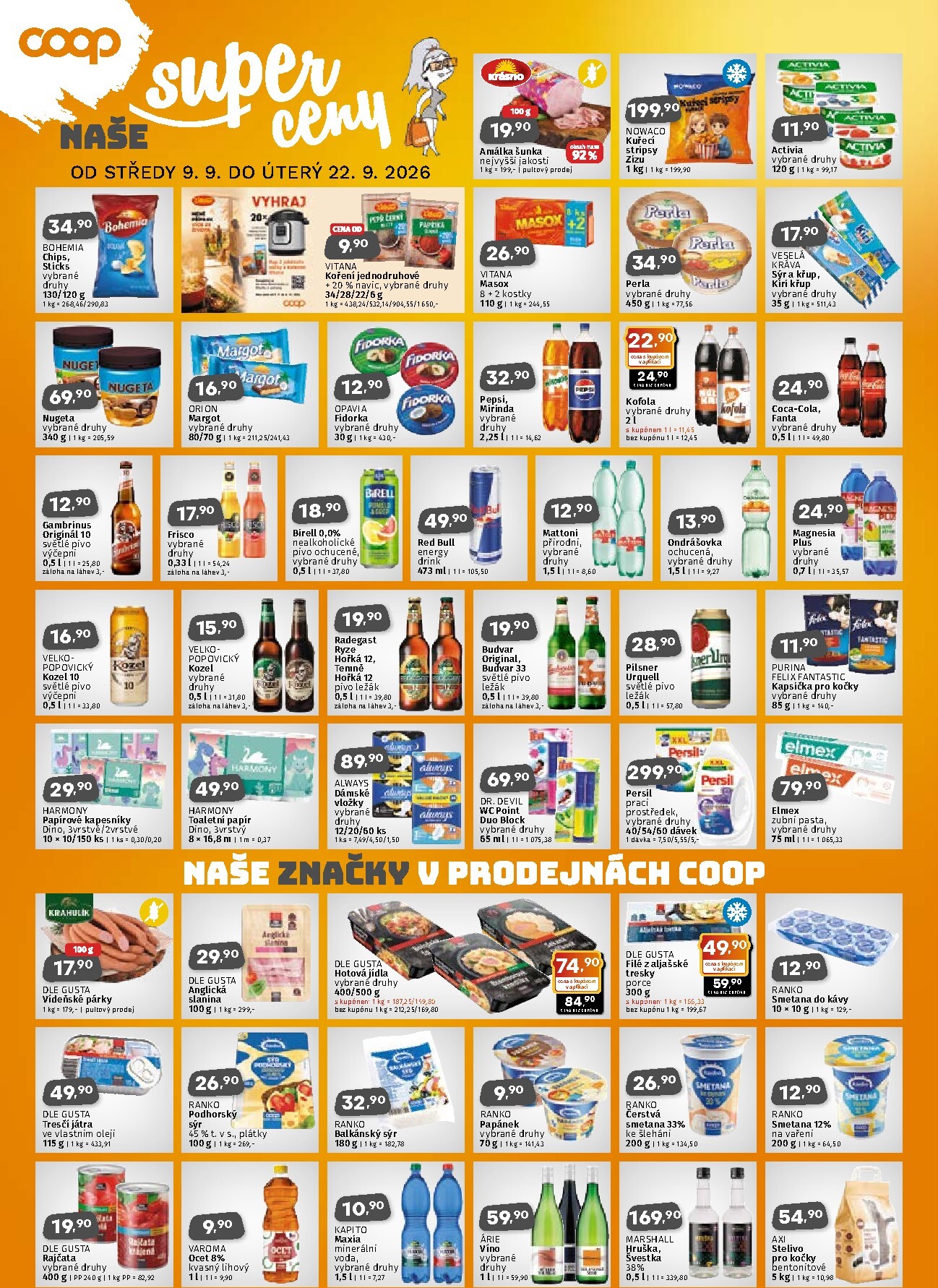 coop - Aktuální Coop - Jižní Čechy leták platný od středy 09.09.2026 do úterý 22.09.2026 - page: 2