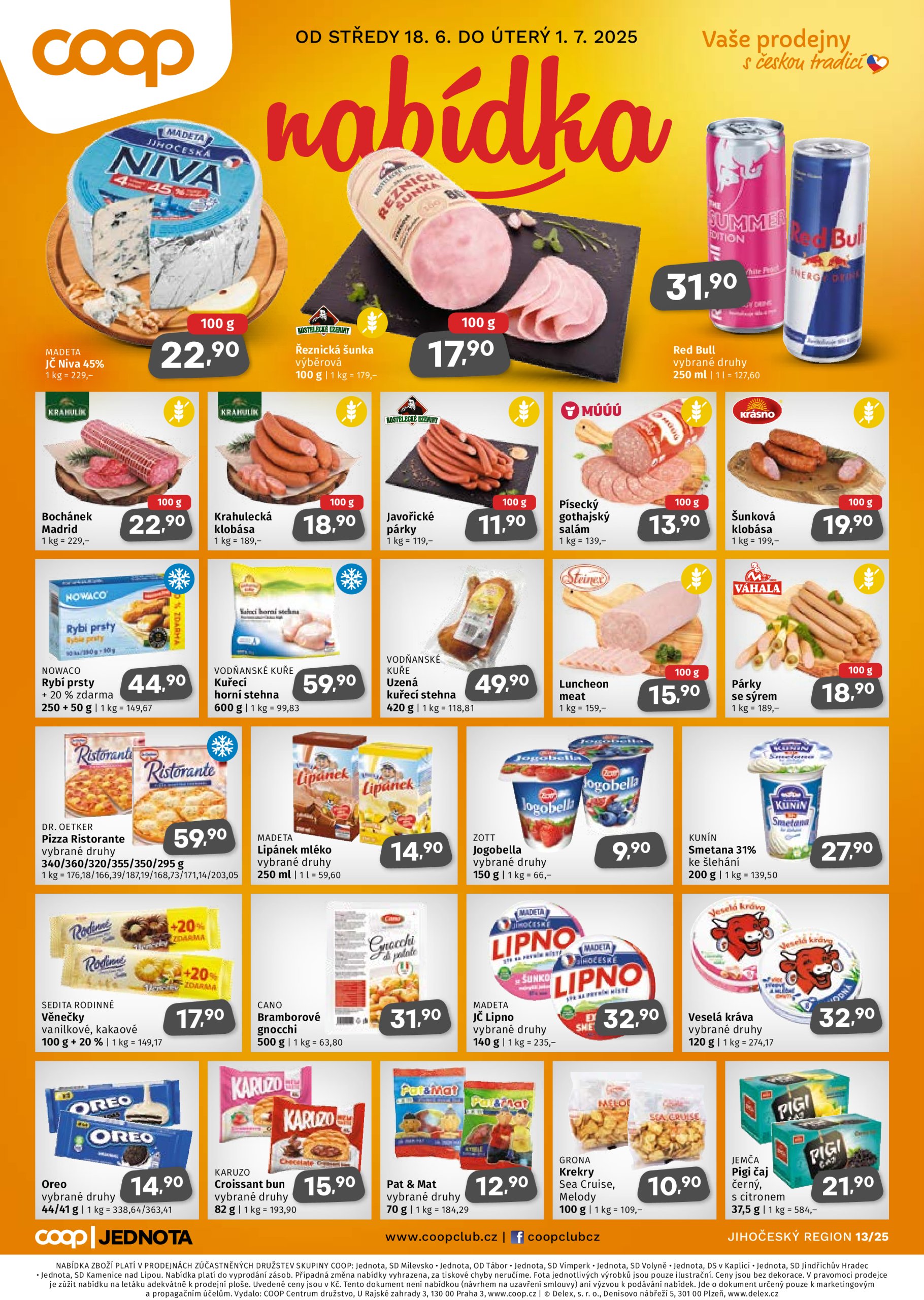 coop - Leták Coop - Jižní Čechy od 18.06. do 01.07.