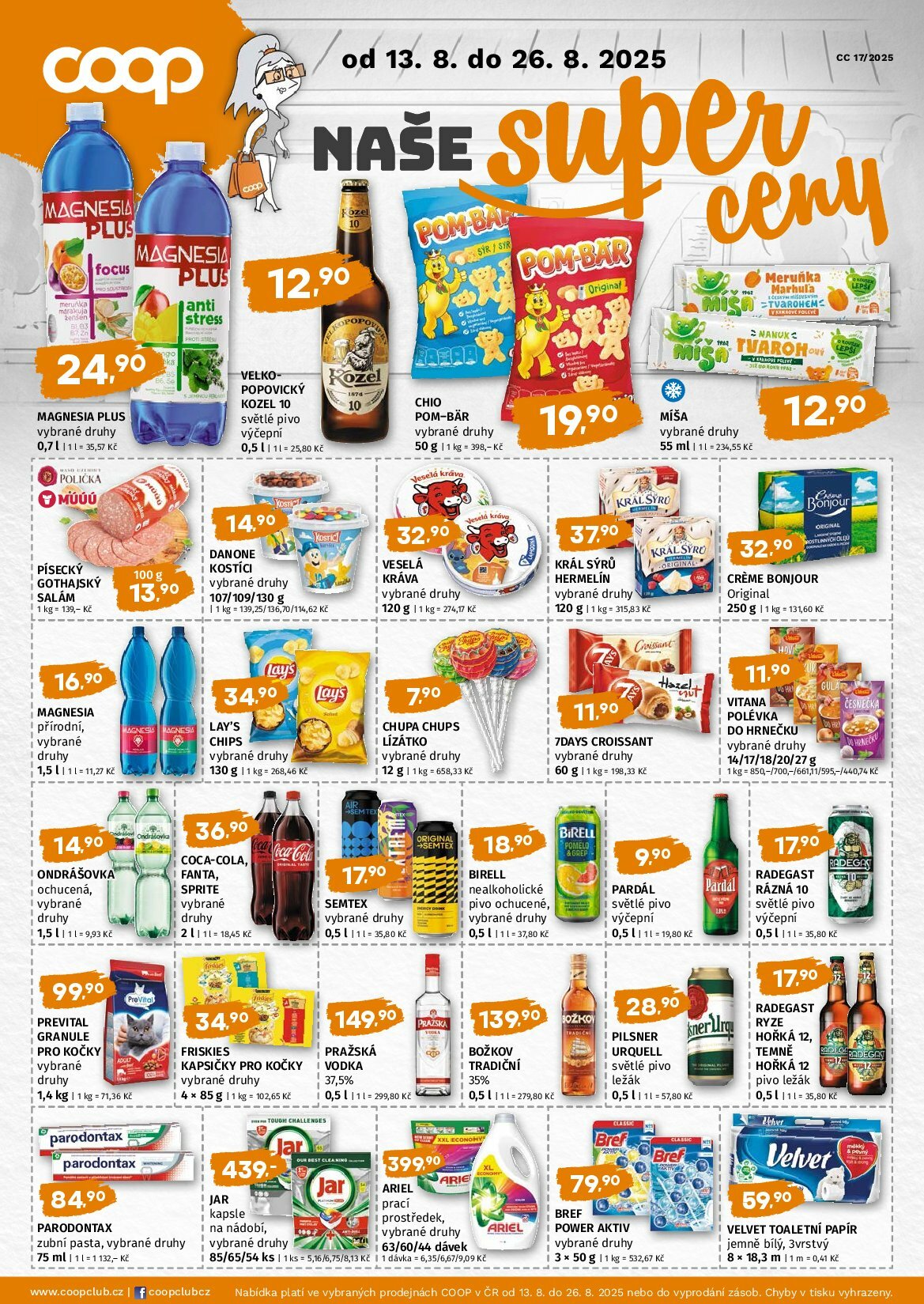 coop - Leták Coop - Naše značky od 13.08. do 26.08.