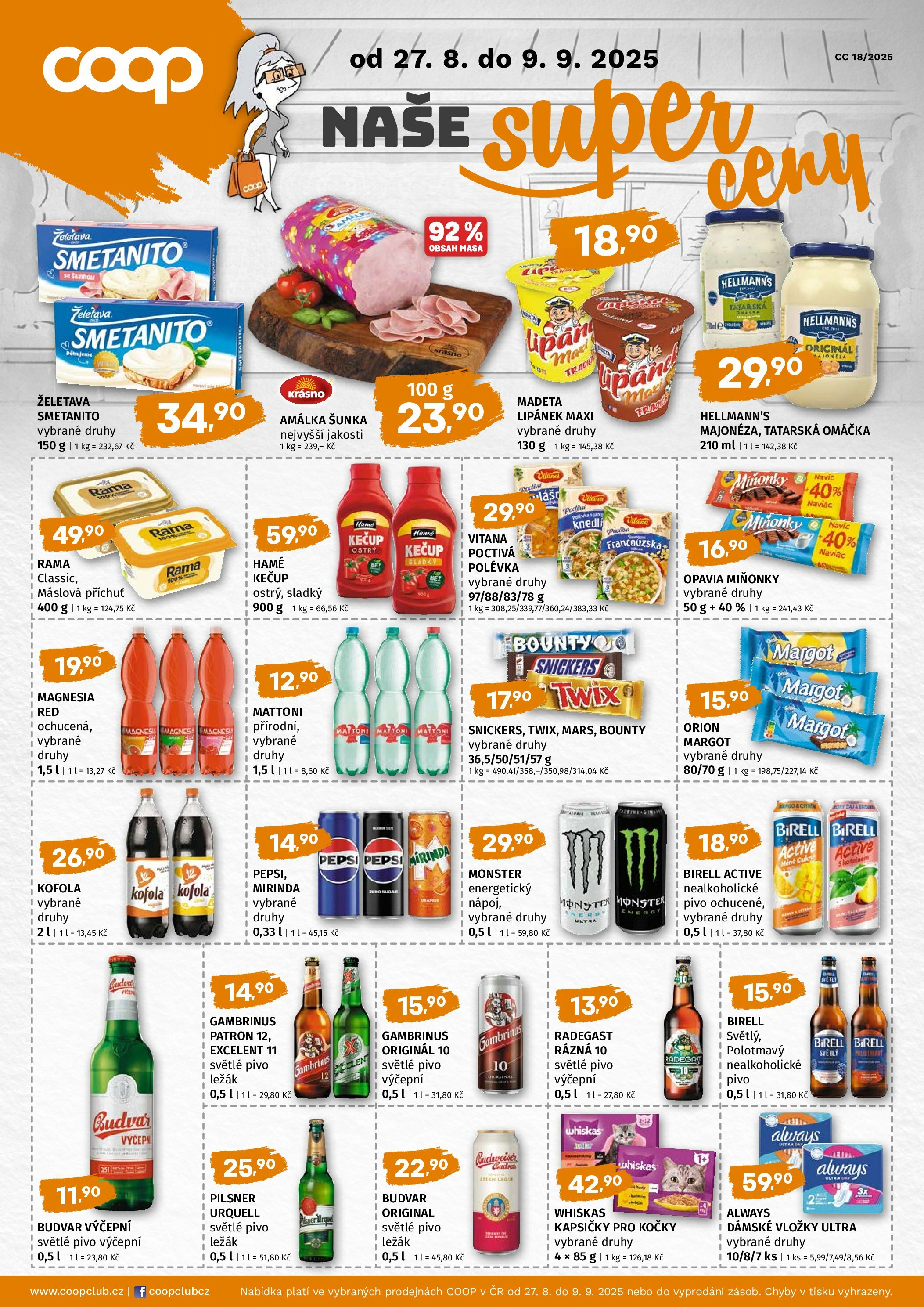 coop - Leták Coop - Naše značky od 27.08. do 09.09.