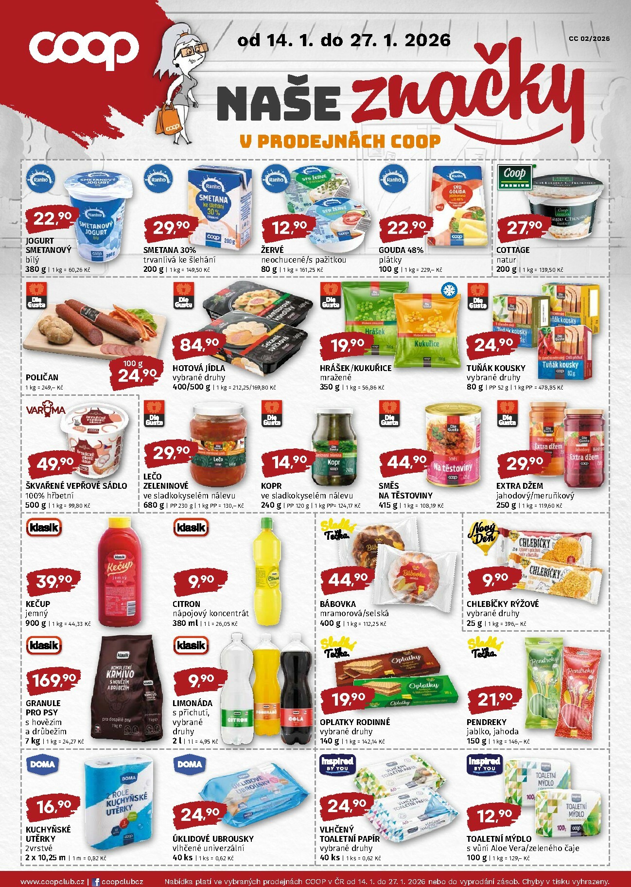 coop - Aktuální leták Coop - Naše značky od 14.01. do 27.01. - page: 2