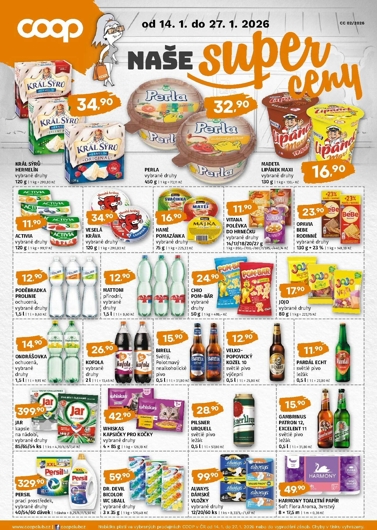 coop - Aktuální leták Coop - Naše značky od 14.01. do 27.01.
