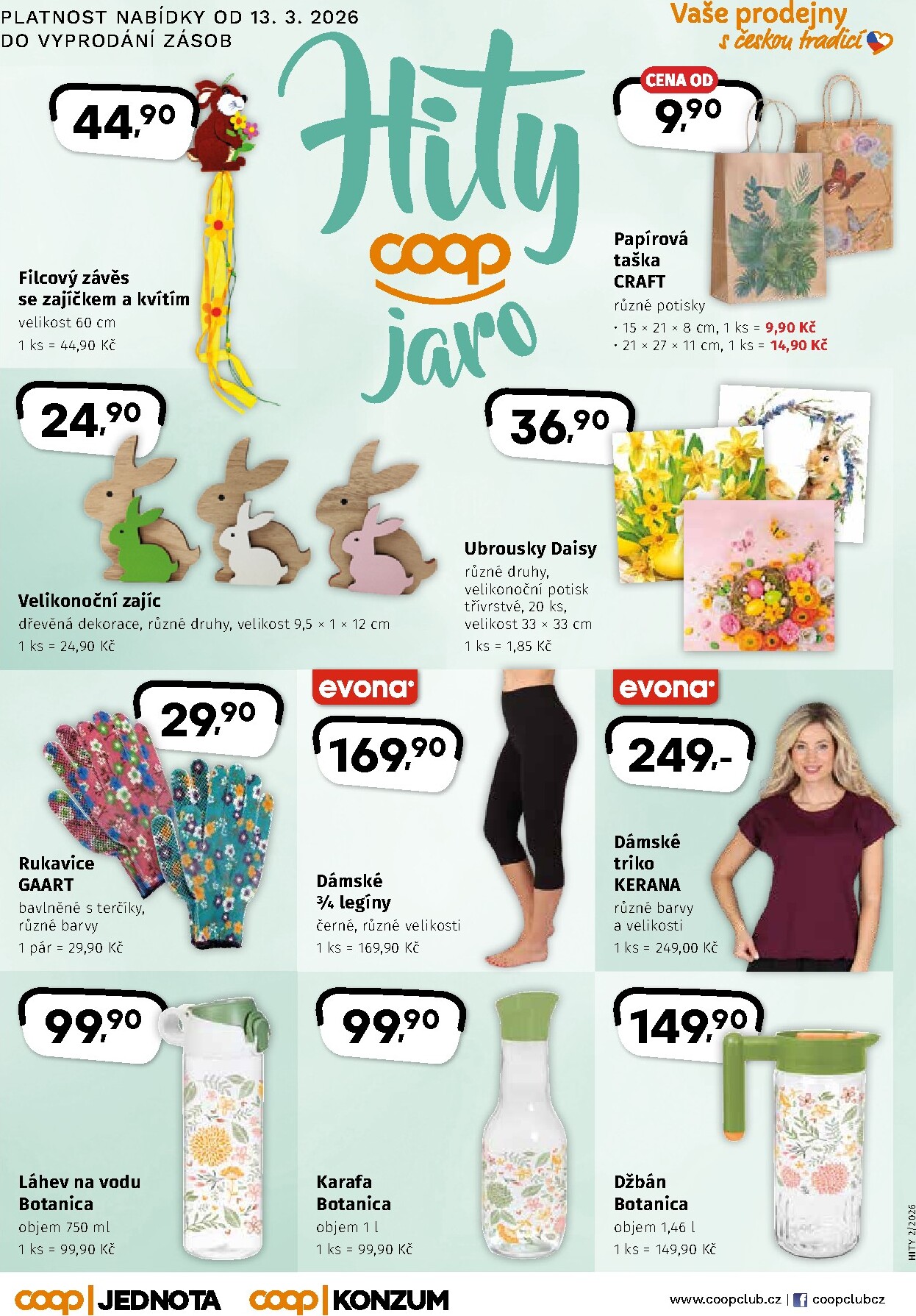coop - Coop - Hity jaro leták platný od pátku 13.03.2026 do čtvrtka 30.04.2026