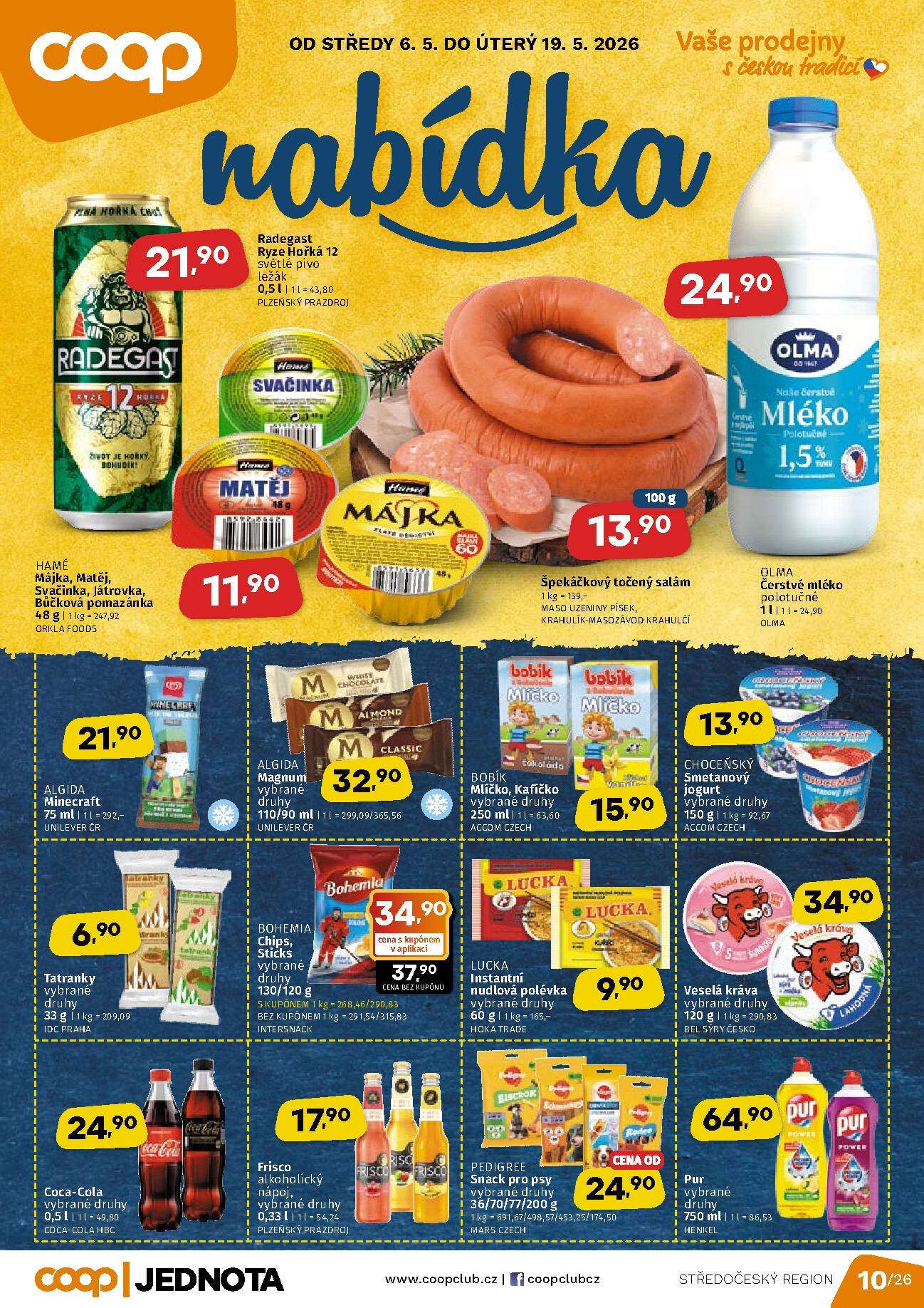coop - Aktuální Coop - Střední Čechy leták platný od středy 06.05.2026 do úterý 19.05.2026