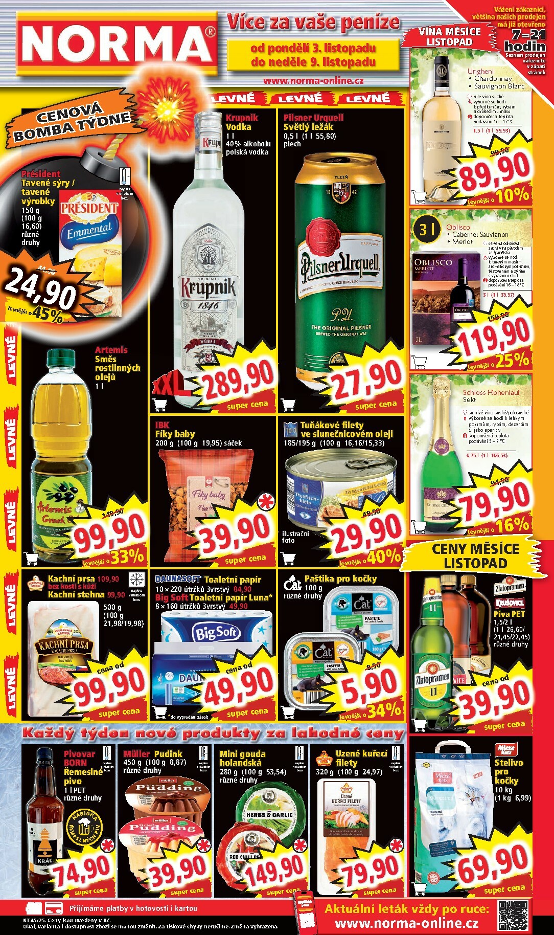 norma - Aktuální leták Norma od 03.11. do 09.11.