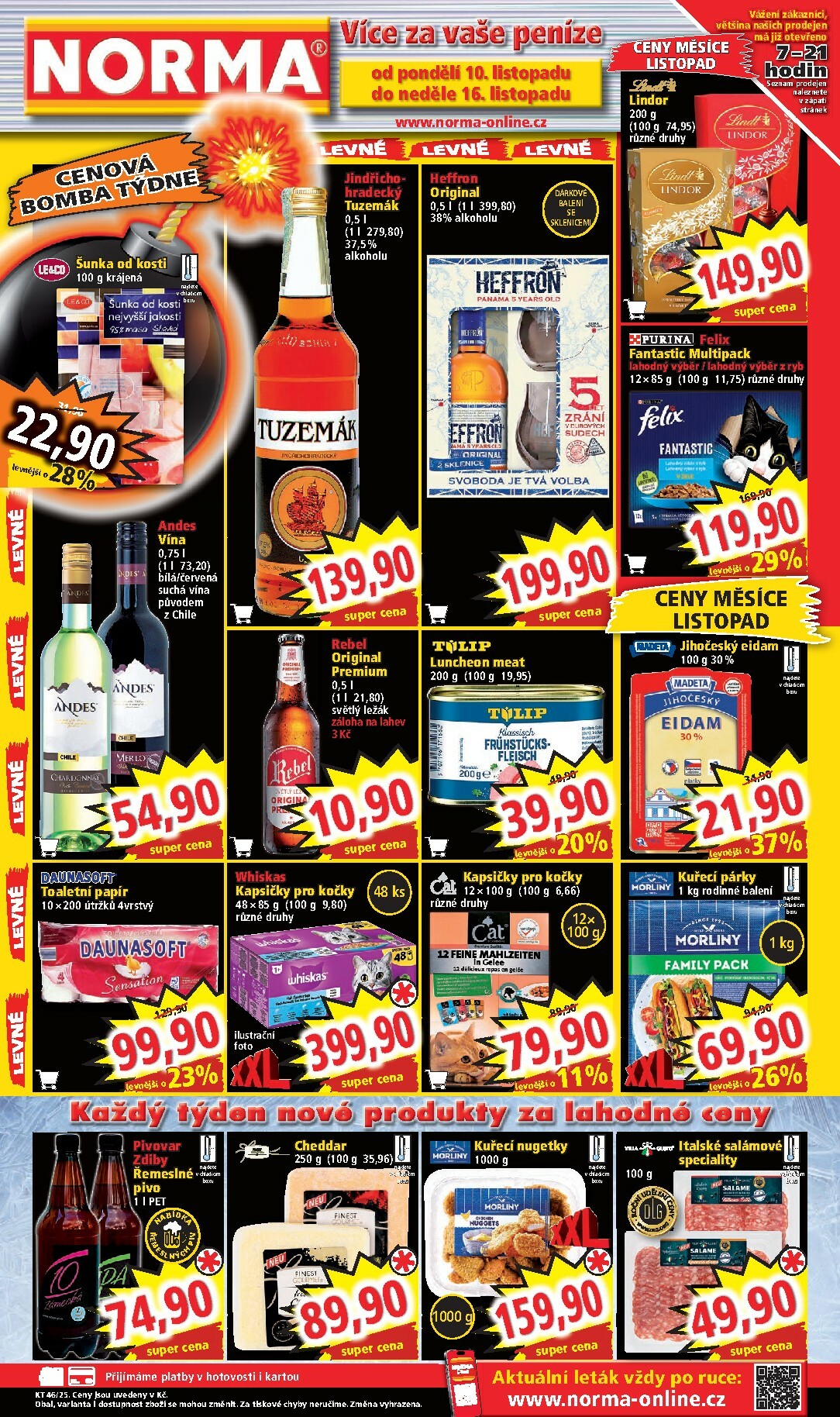 norma - Aktuální leták Norma od 10.11. do 16.11.