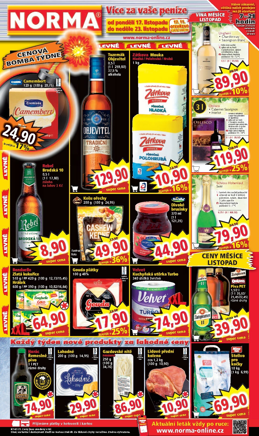 norma - Aktuální leták Norma od 17.11. do 23.11.