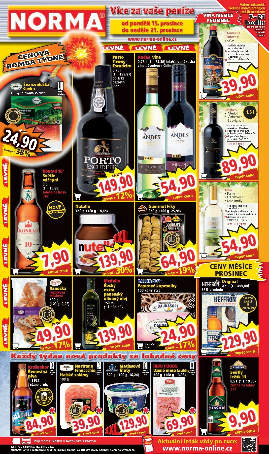 norma - Aktuální leták Norma od 15.12. do 21.12.