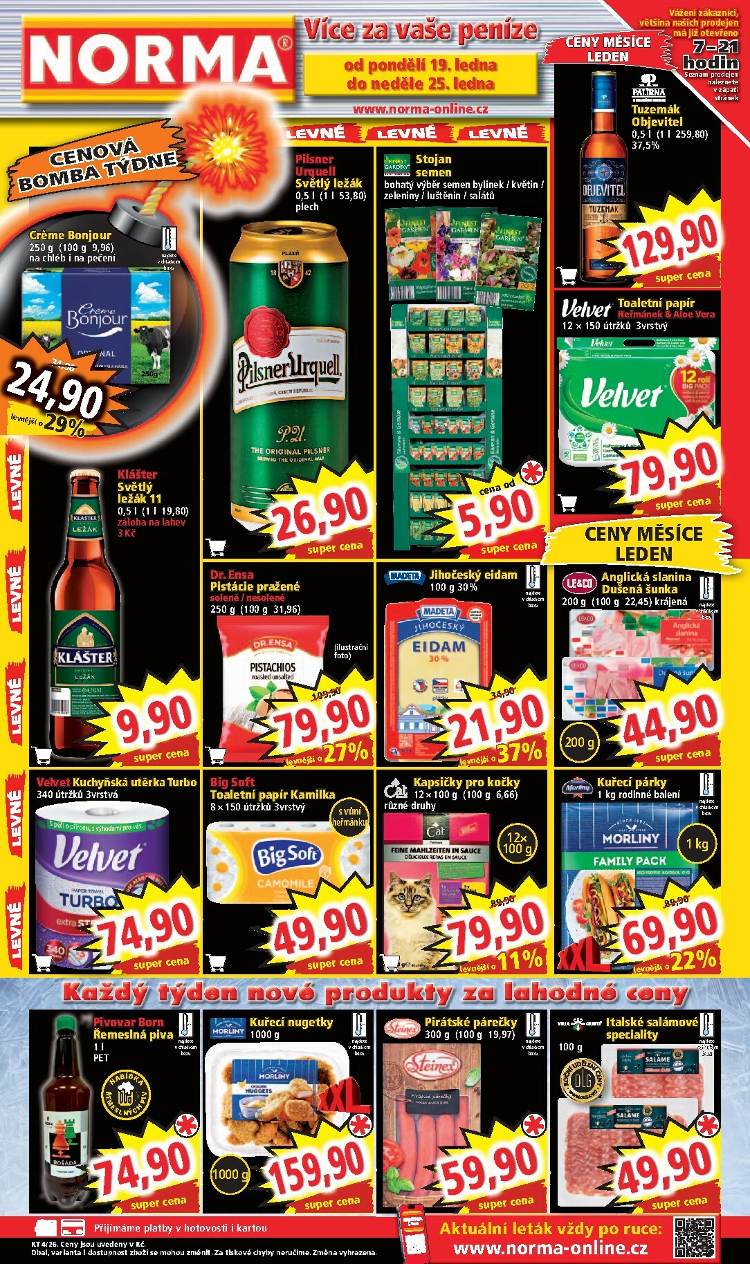 norma - Aktuální leták Norma od 19.01. do 25.01.