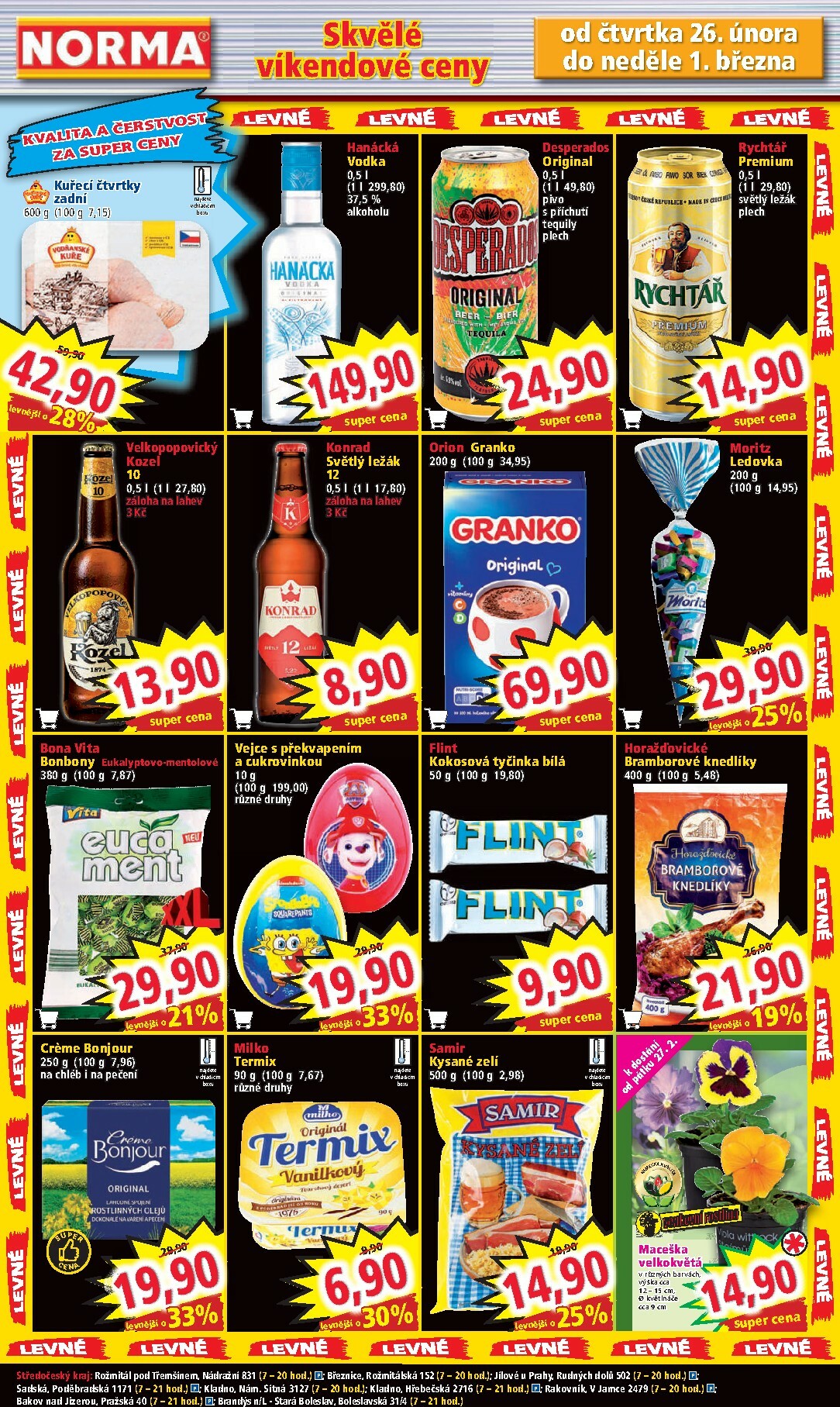 norma - Norma leták platný od pondělí 23.02.2026 do neděle 01.03.2026 - page: 7