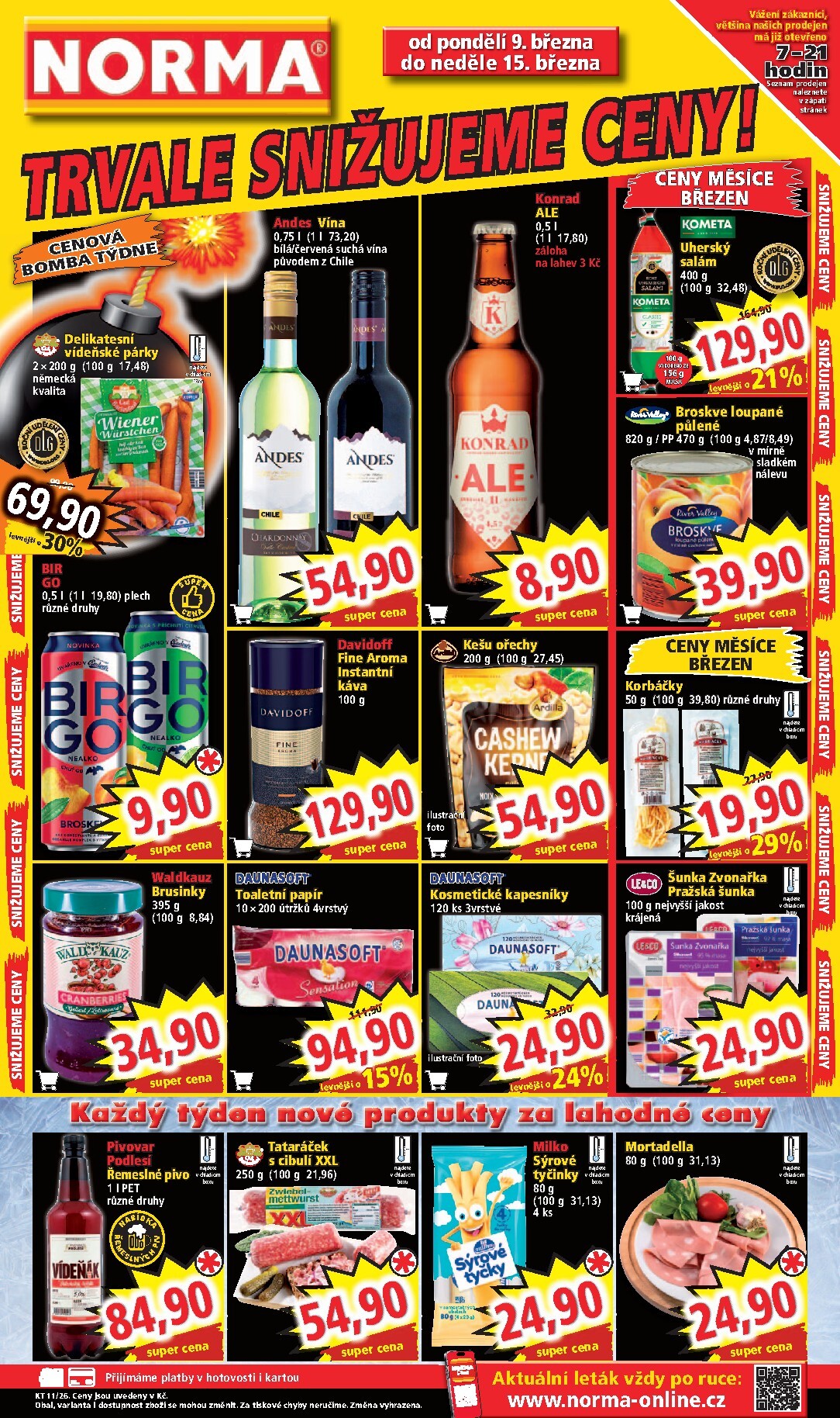 norma - Norma leták platný od pondělí 09.03.2026 do neděle 15.03.2026