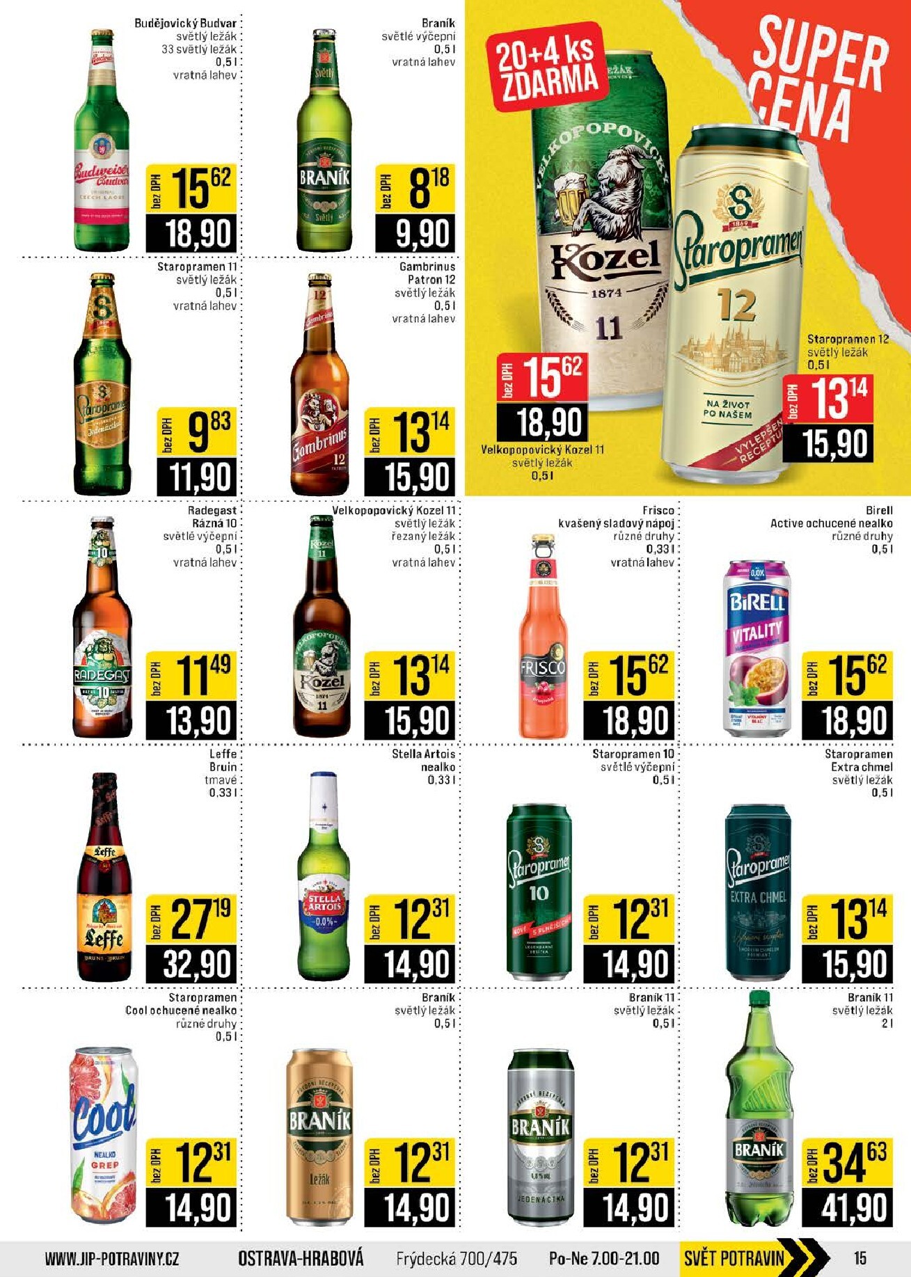 jip - Budoucí JIP - Brno, Ostrava - Hrabová, Praha - Bořanovice, Jilemnice, Karlovy Vary, Olomouc, Pardubice, Zlín, Polička leták platný od středy 27.05.2026 do úterý 02.06.2026 - page: 15