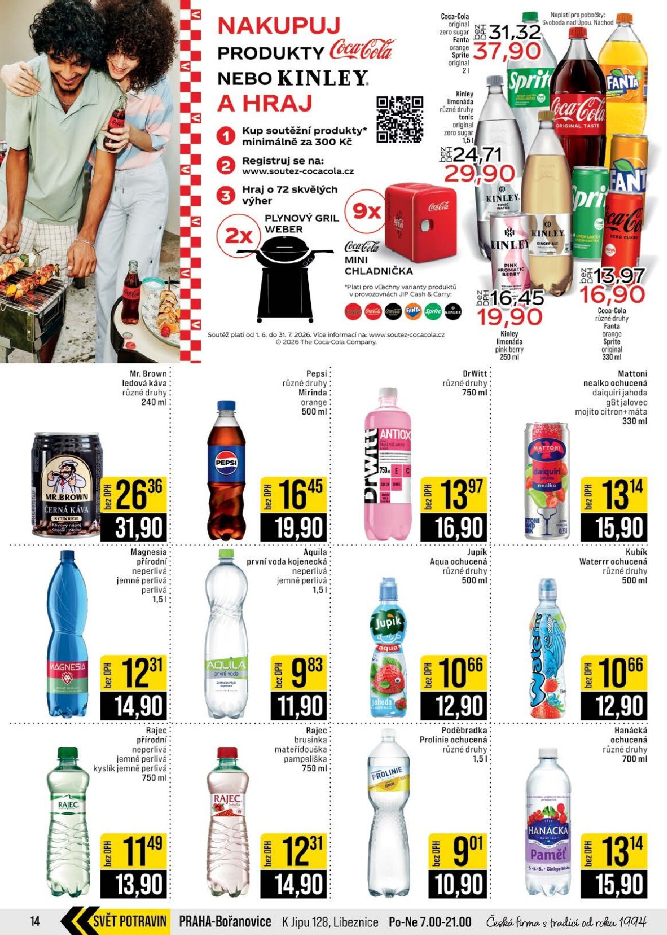 jip - Budoucí JIP - České Budějovice, Most, Svoboda nad Úpou, Náchod, Sušice leták platný od středy 01.07.2026 do úterý 07.07.2026 - page: 14