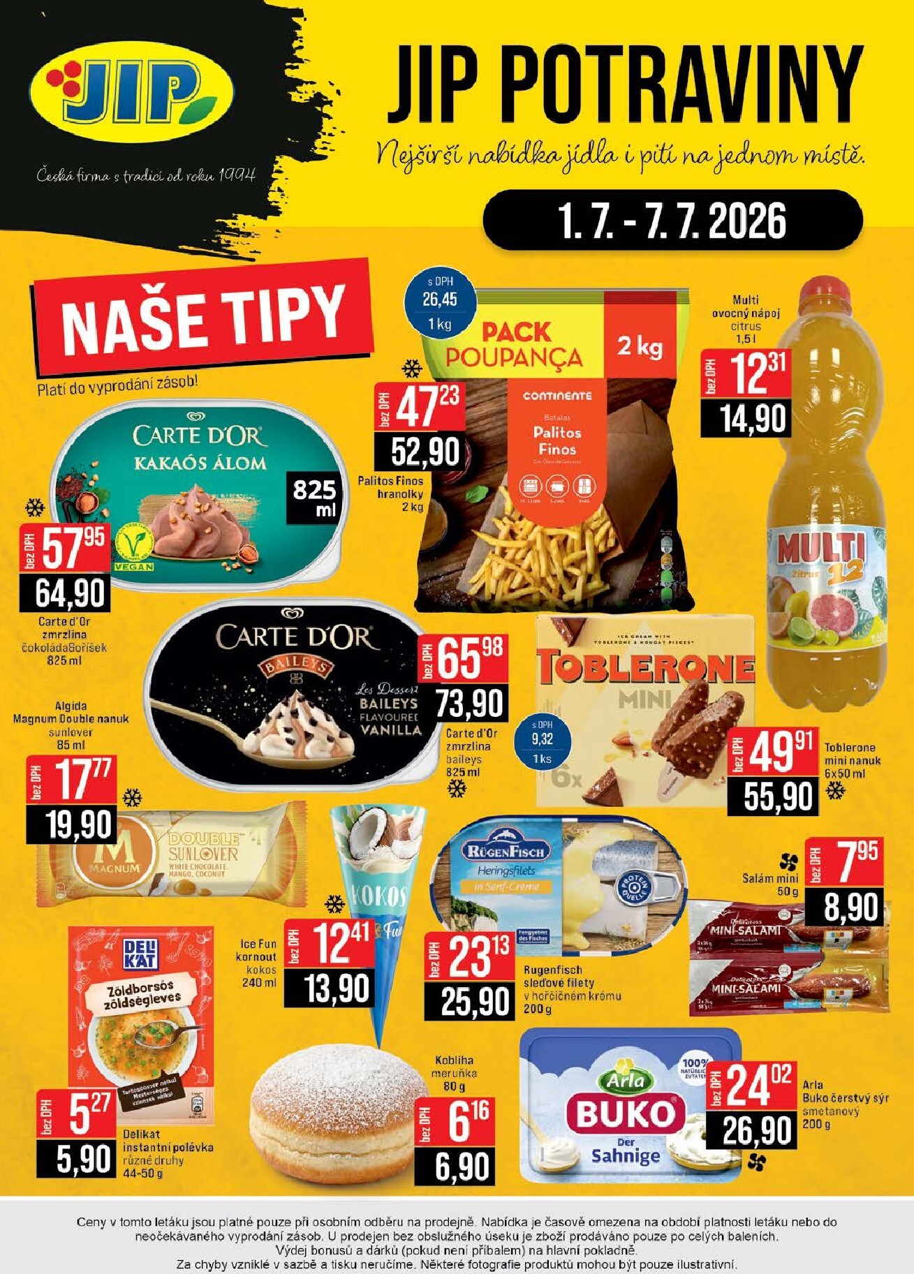 jip - Budoucí JIP - České Budějovice, Most, Svoboda nad Úpou, Náchod, Sušice leták platný od středy 01.07.2026 do úterý 07.07.2026 - page: 20