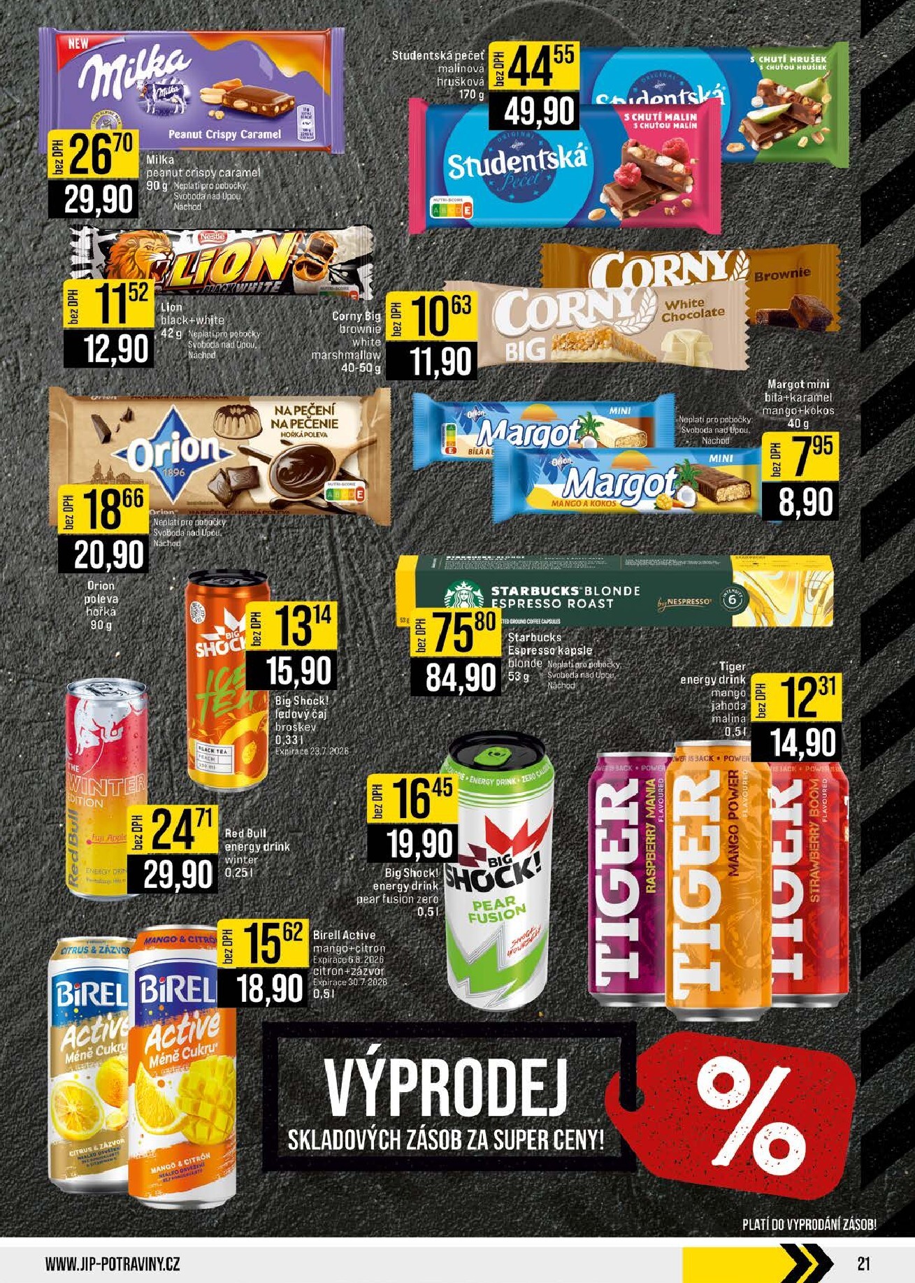 jip - Budoucí JIP - České Budějovice, Most, Svoboda nad Úpou, Náchod, Sušice leták platný od středy 08.07.2026 do úterý 14.07.2026 - page: 21