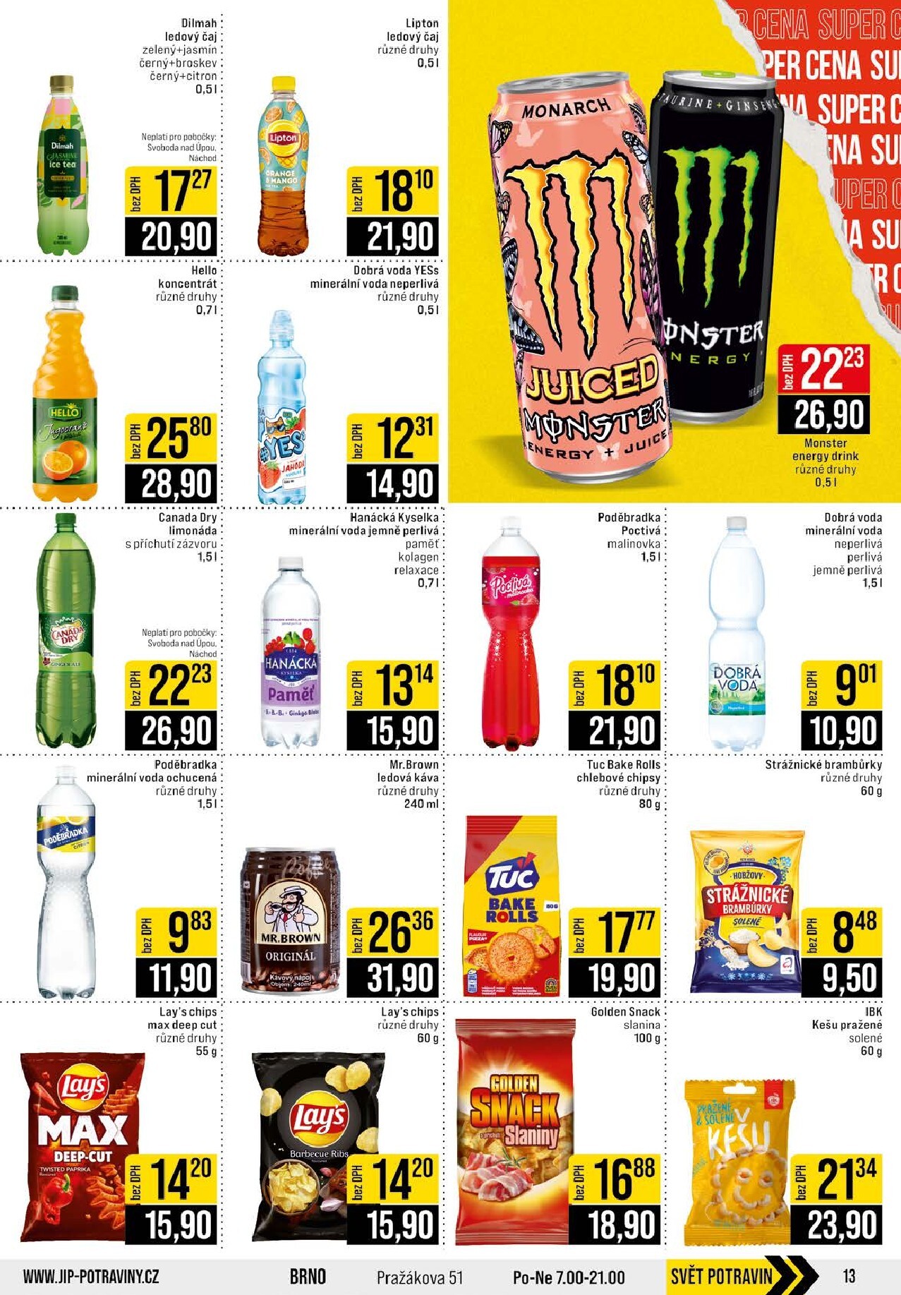 jip - Budoucí JIP - České Budějovice, Most, Svoboda nad Úpou, Náchod, Sušice leták platný od středy 15.07.2026 do úterý 21.07.2026 - page: 13