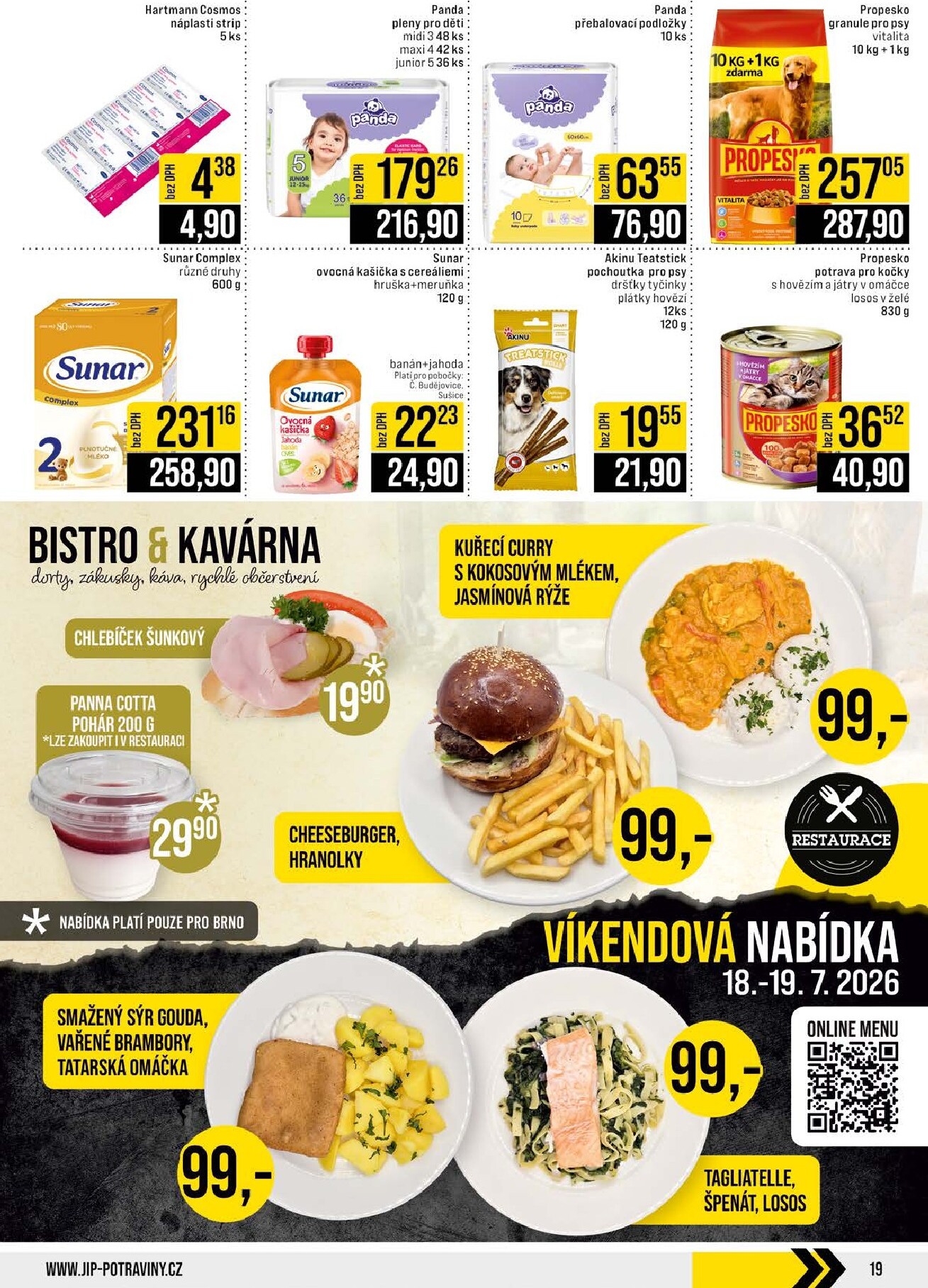 jip - Budoucí JIP - České Budějovice, Most, Svoboda nad Úpou, Náchod, Sušice leták platný od středy 15.07.2026 do úterý 21.07.2026 - page: 19
