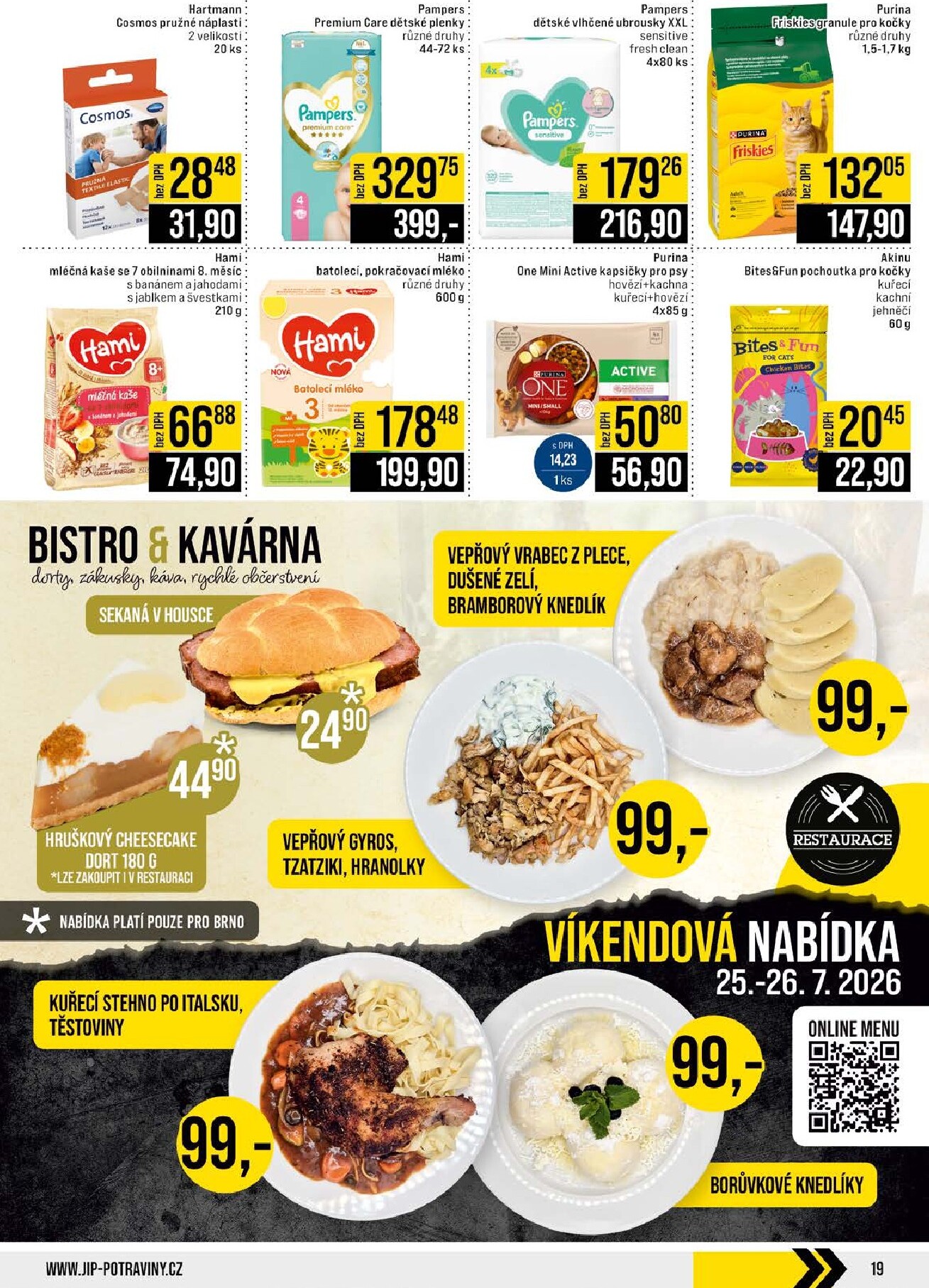 jip - JIP Potraviny leták na příští týden od středy 22.07.2026 do úterý 28.07.2026 - page: 19
