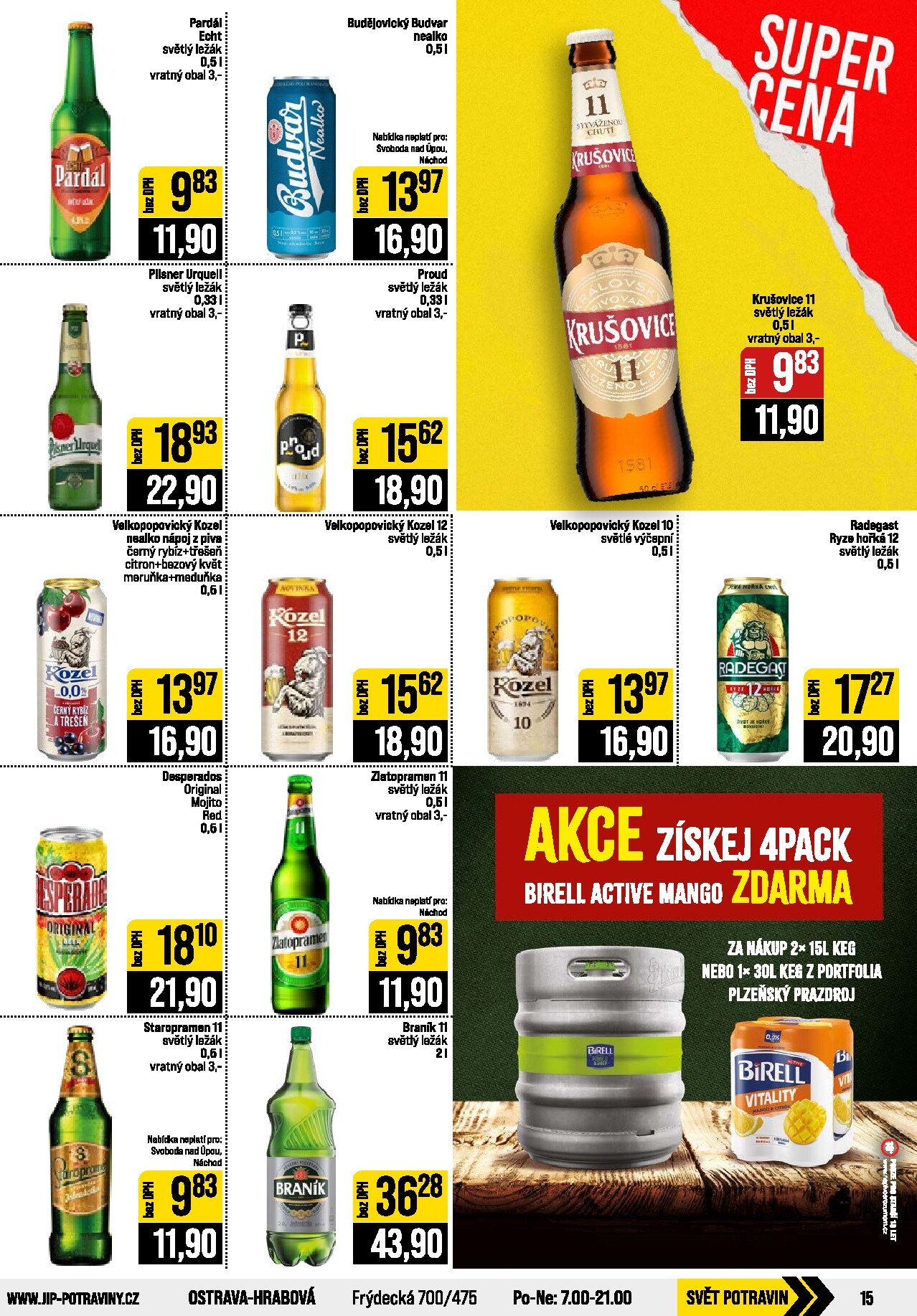 jip - Budoucí JIP - České Budějovice, Most, Svoboda nad Úpou, Náchod, Sušice leták platný od středy 05.08.2026 do úterý 11.08.2026 - page: 15