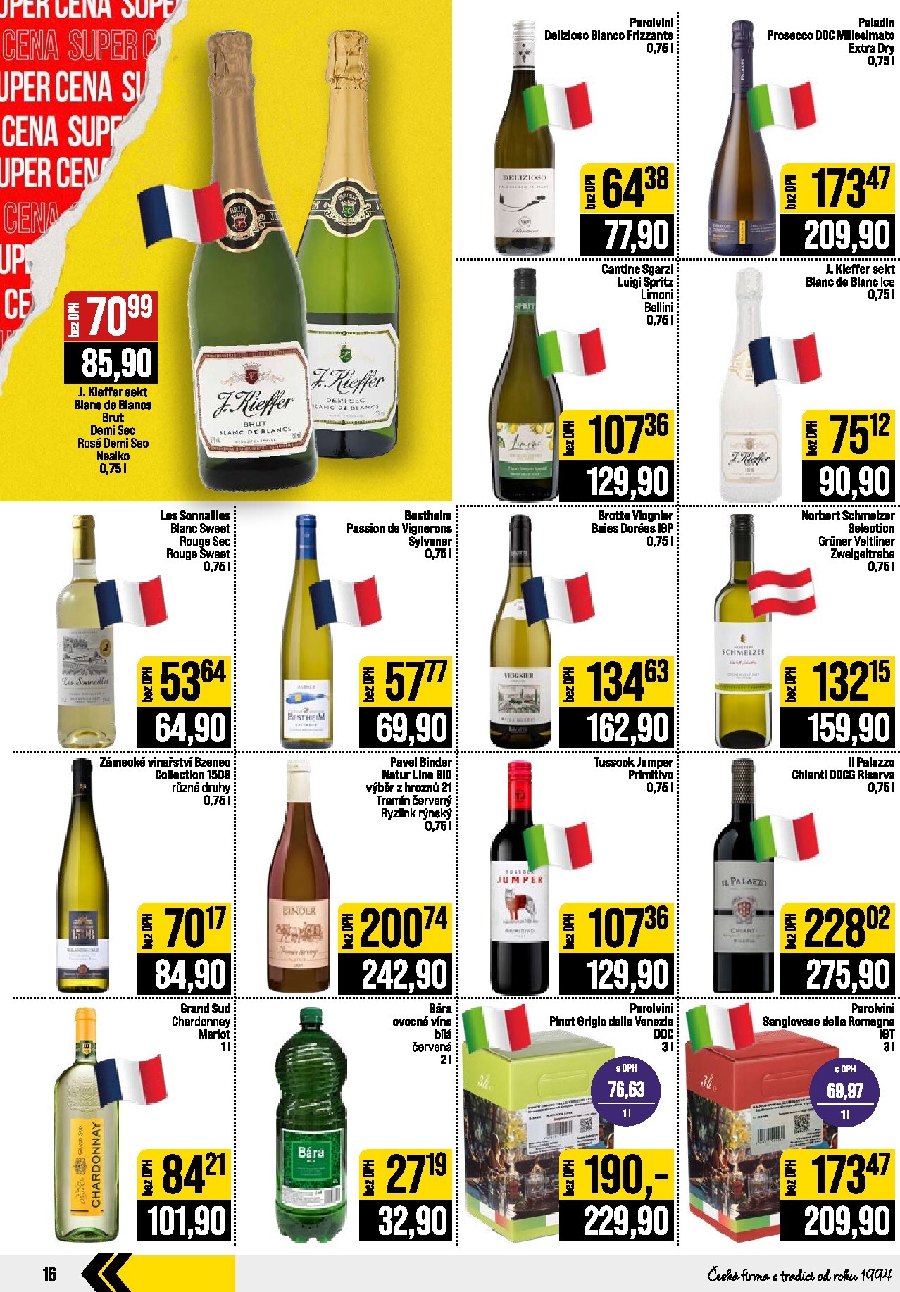 jip - Budoucí JIP - Svět potravin - Brno, Ostrava - Hrabová, Praha - Bořanovice, Jilemnice, Karlovy Vary, Olomouc, Pardubice, Zlín, Polička leták platný od středy 05.08.2026 do úterý 11.08.2026 - page: 16