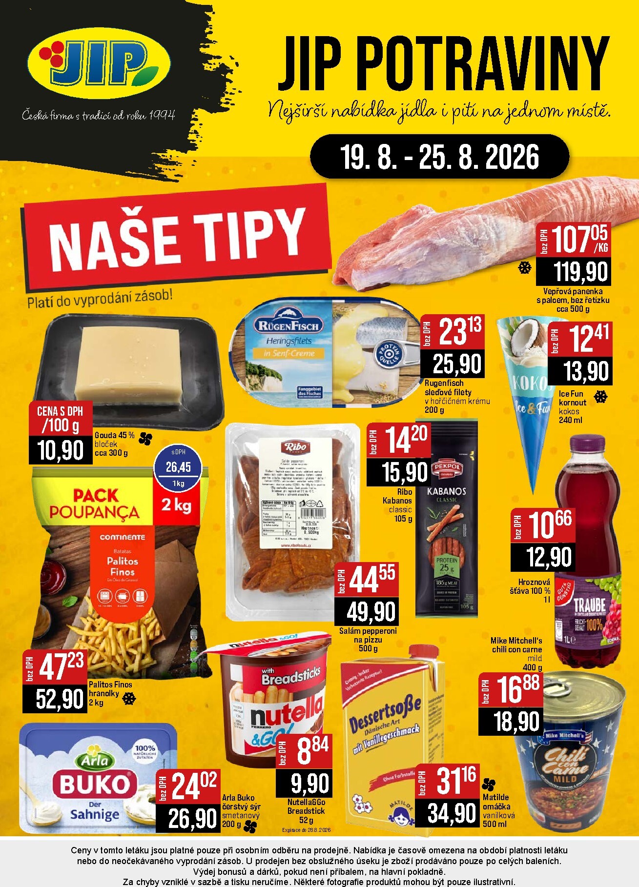 jip - Budoucí JIP - České Budějovice, Most, Svoboda nad Úpou, Náchod, Sušice leták platný od středy 19.08.2026 do úterý 25.08.2026 - page: 24