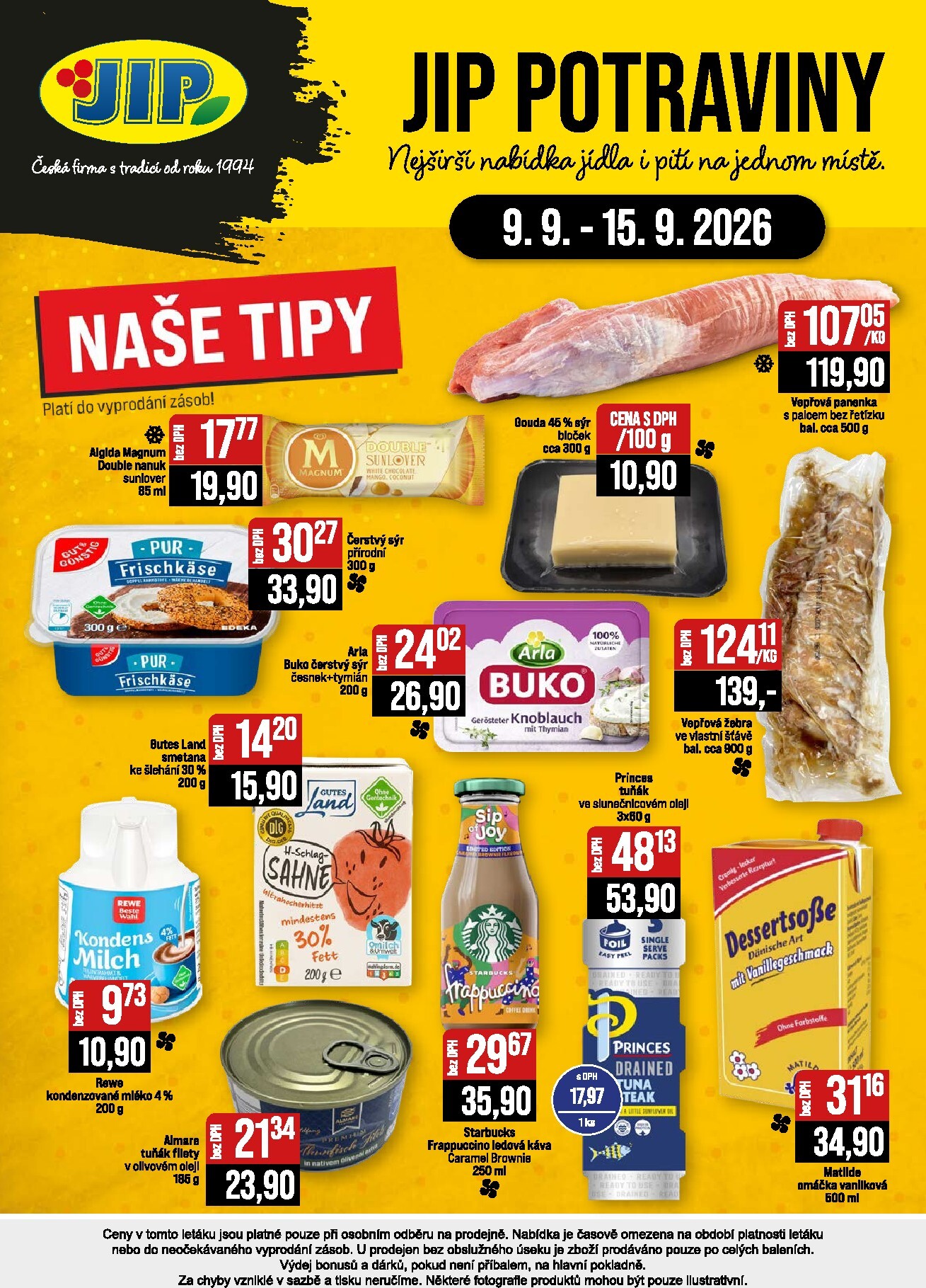 jip - Budoucí JIP - České Budějovice, Most, Svoboda nad Úpou, Náchod, Sušice leták platný od středy 09.09.2026 do úterý 15.09.2026 - page: 24