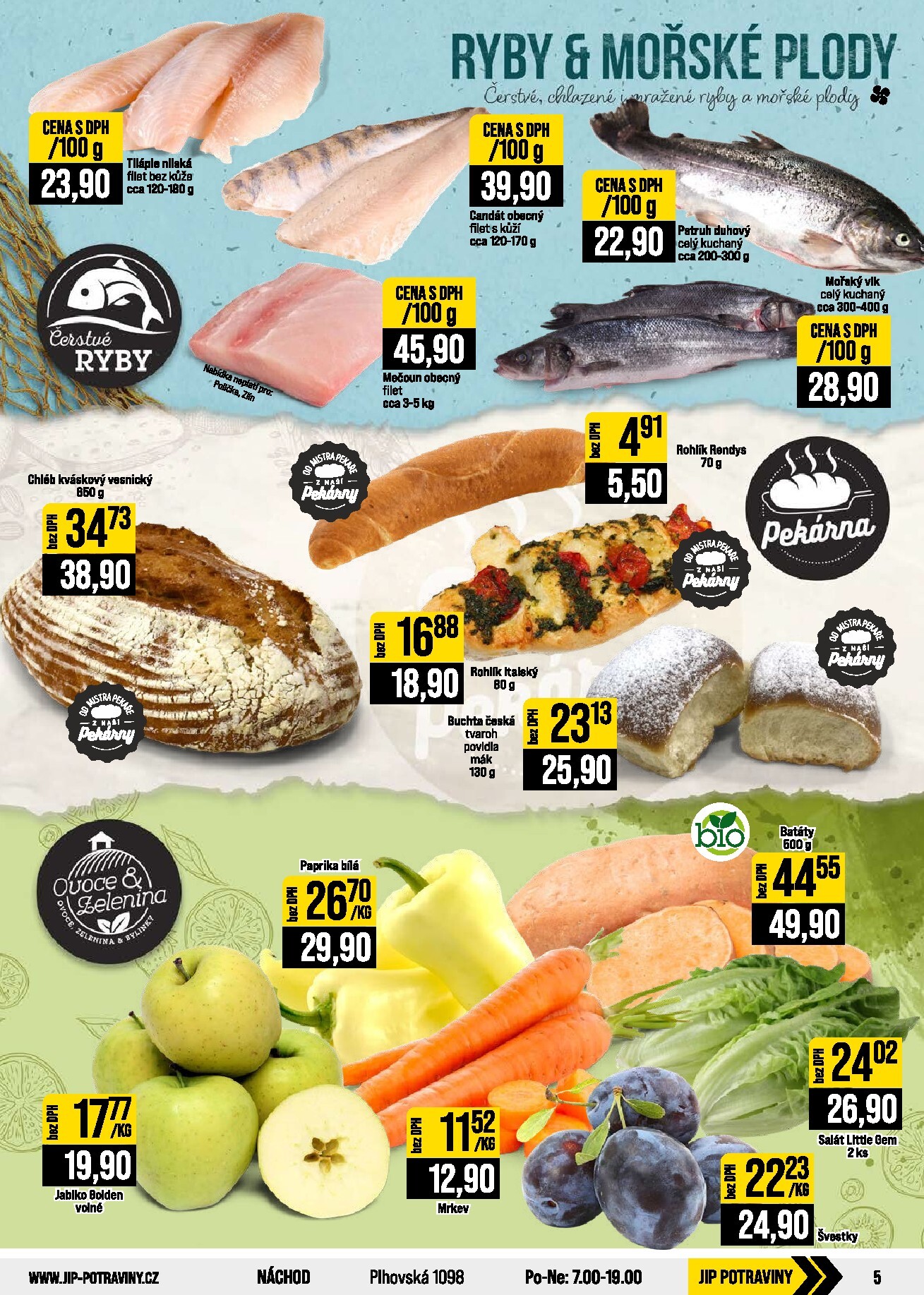 jip - Budoucí JIP - Svět potravin - Brno, Ostrava - Hrabová, Praha - Bořanovice, Jilemnice, Karlovy Vary, Olomouc, Pardubice, Zlín, Polička leták platný od středy 16.09.2026 do úterý 22.09.2026 - page: 5