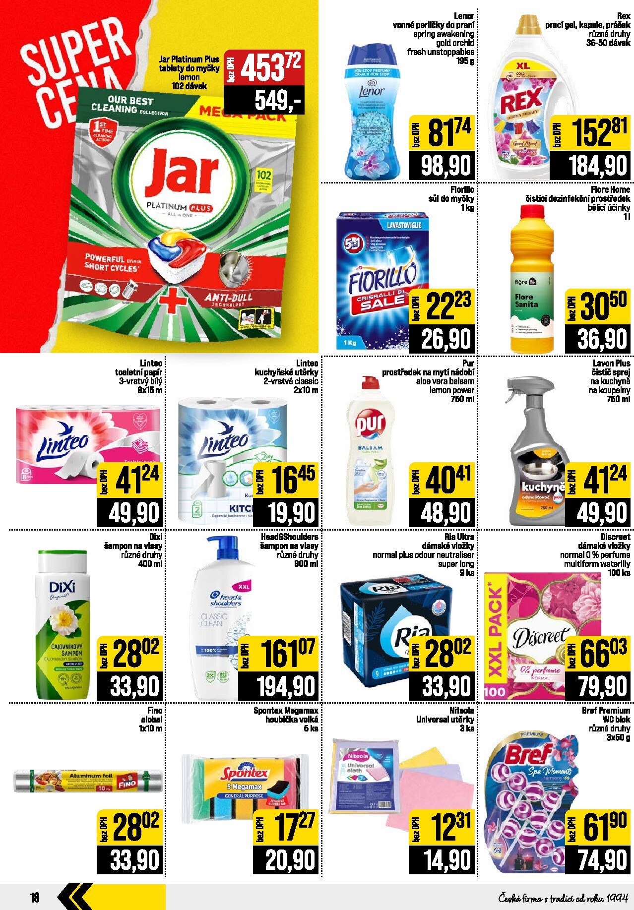 jip - Budoucí JIP - Svět potravin - Brno, Ostrava - Hrabová, Praha - Bořanovice, Jilemnice, Karlovy Vary, Olomouc, Pardubice, Zlín, Polička leták platný od středy 16.09.2026 do úterý 22.09.2026 - page: 18