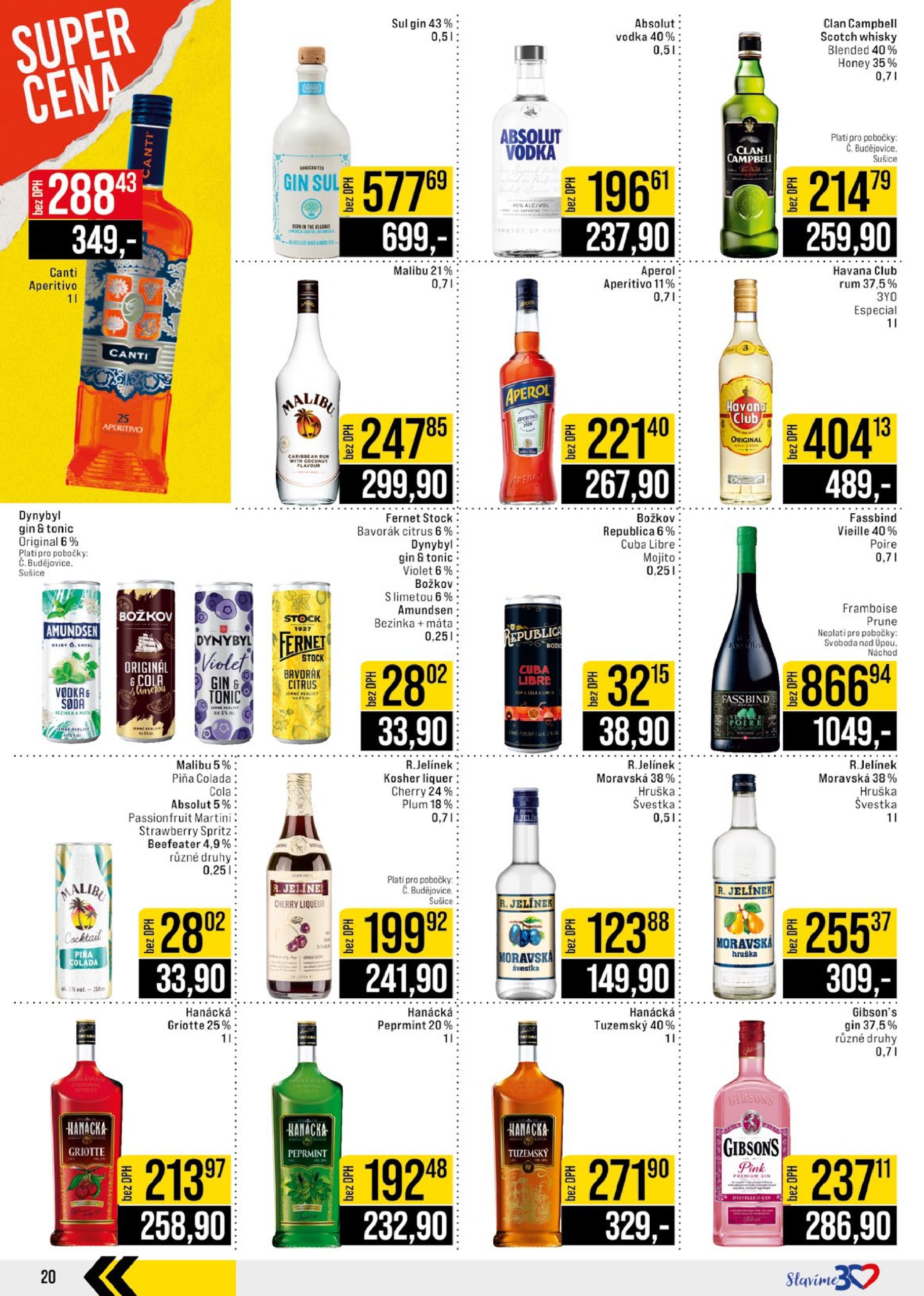 jip - Leták JIP - České Budějovice, Most, Svoboda nad Úpou, Náchod, Sušice od 28.05. do 03.06. - page: 20