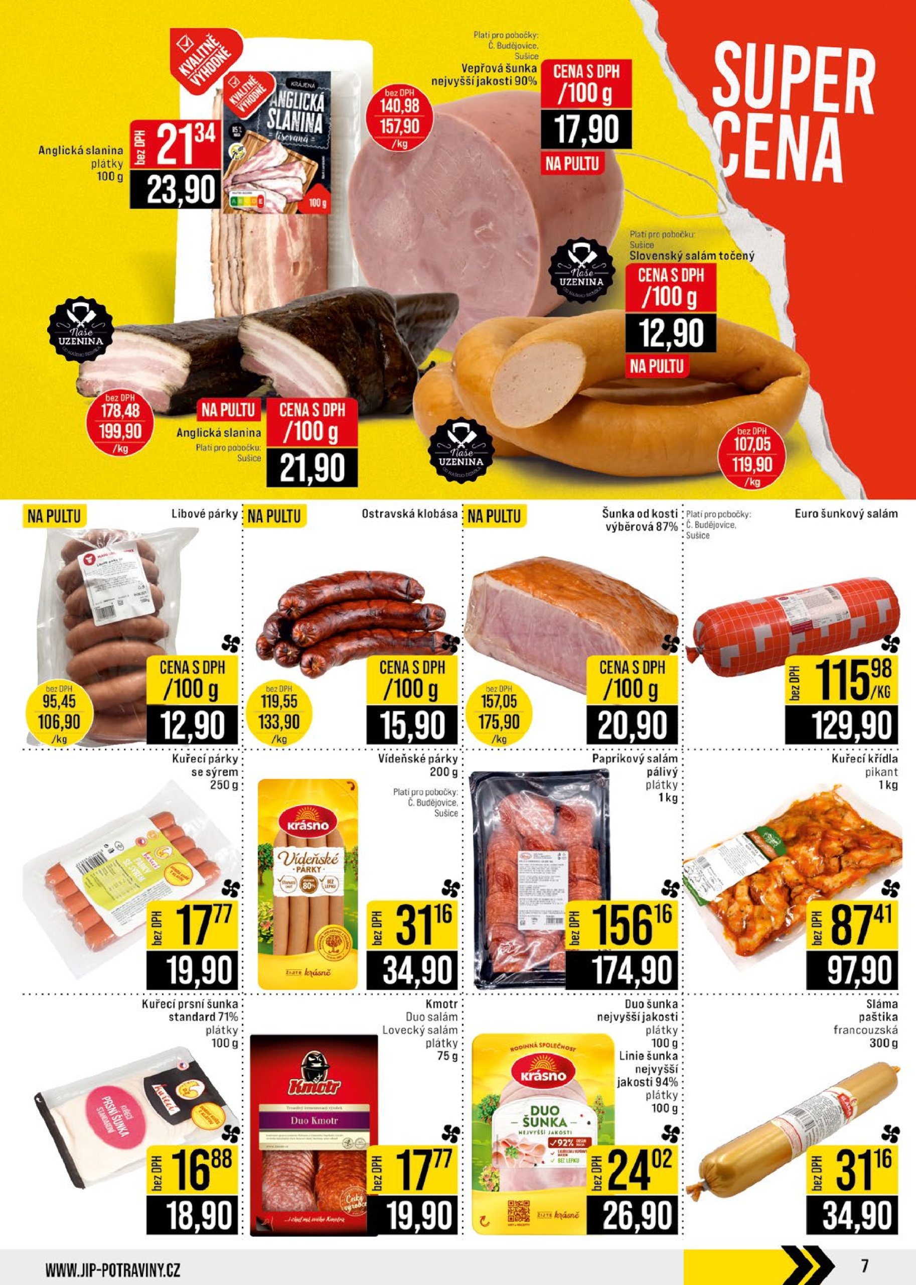 jip - Leták JIP - České Budějovice, Most, Svoboda nad Úpou, Náchod, Sušice od 23.07. do 29.07. - page: 7