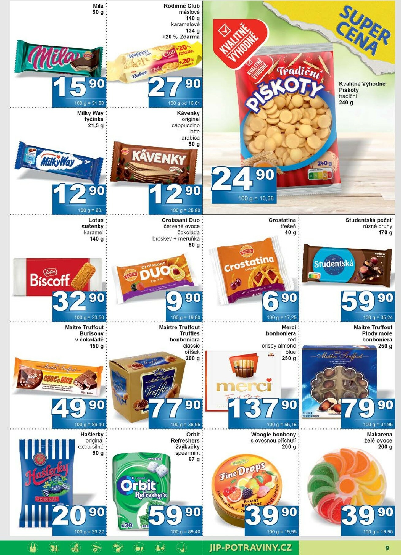 jip - Aktuální leták JIP - Maloobchod od 17.12. do 28.12. - page: 9