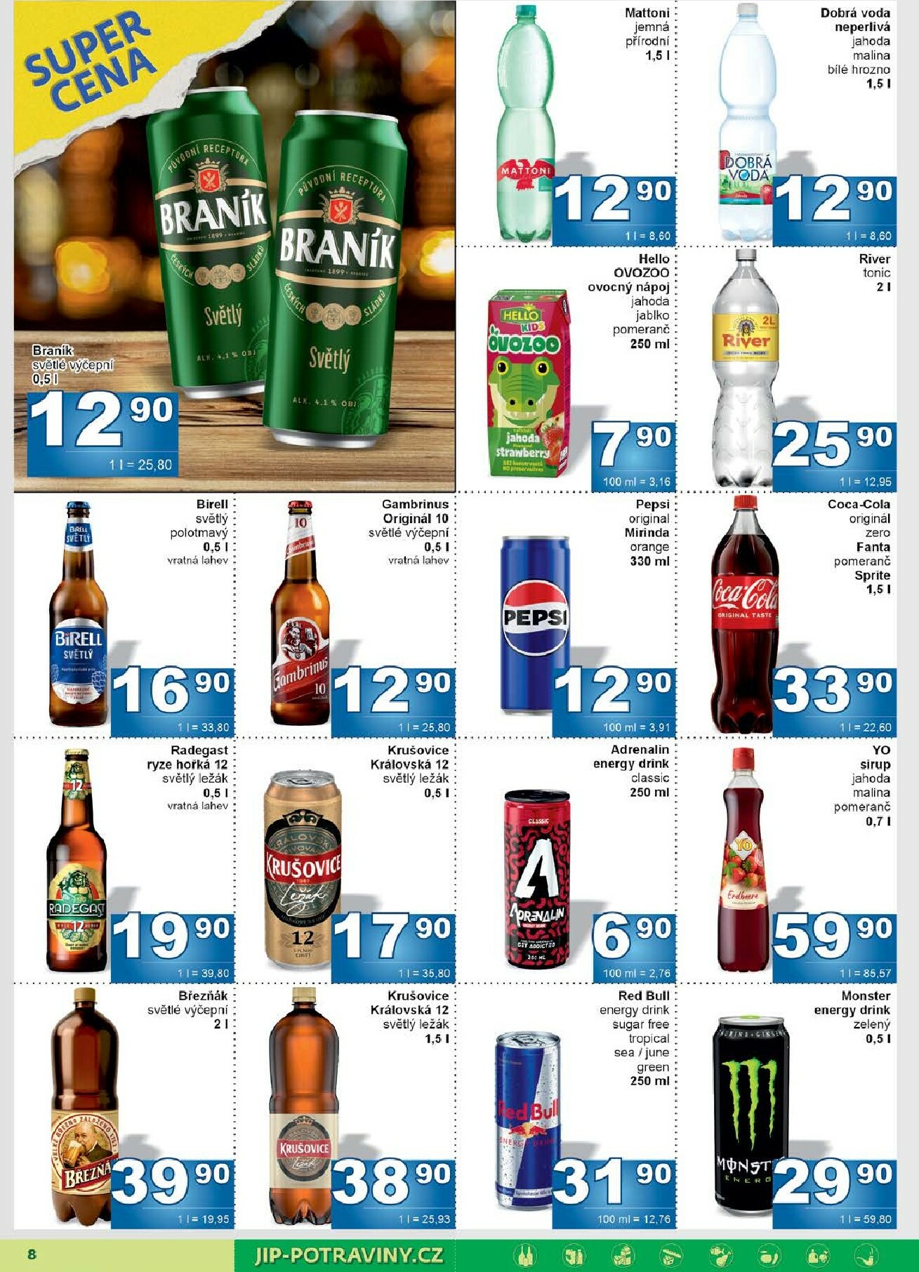 jip - Aktuální leták JIP - Maloobchod od 14.01. do 25.01. - page: 8