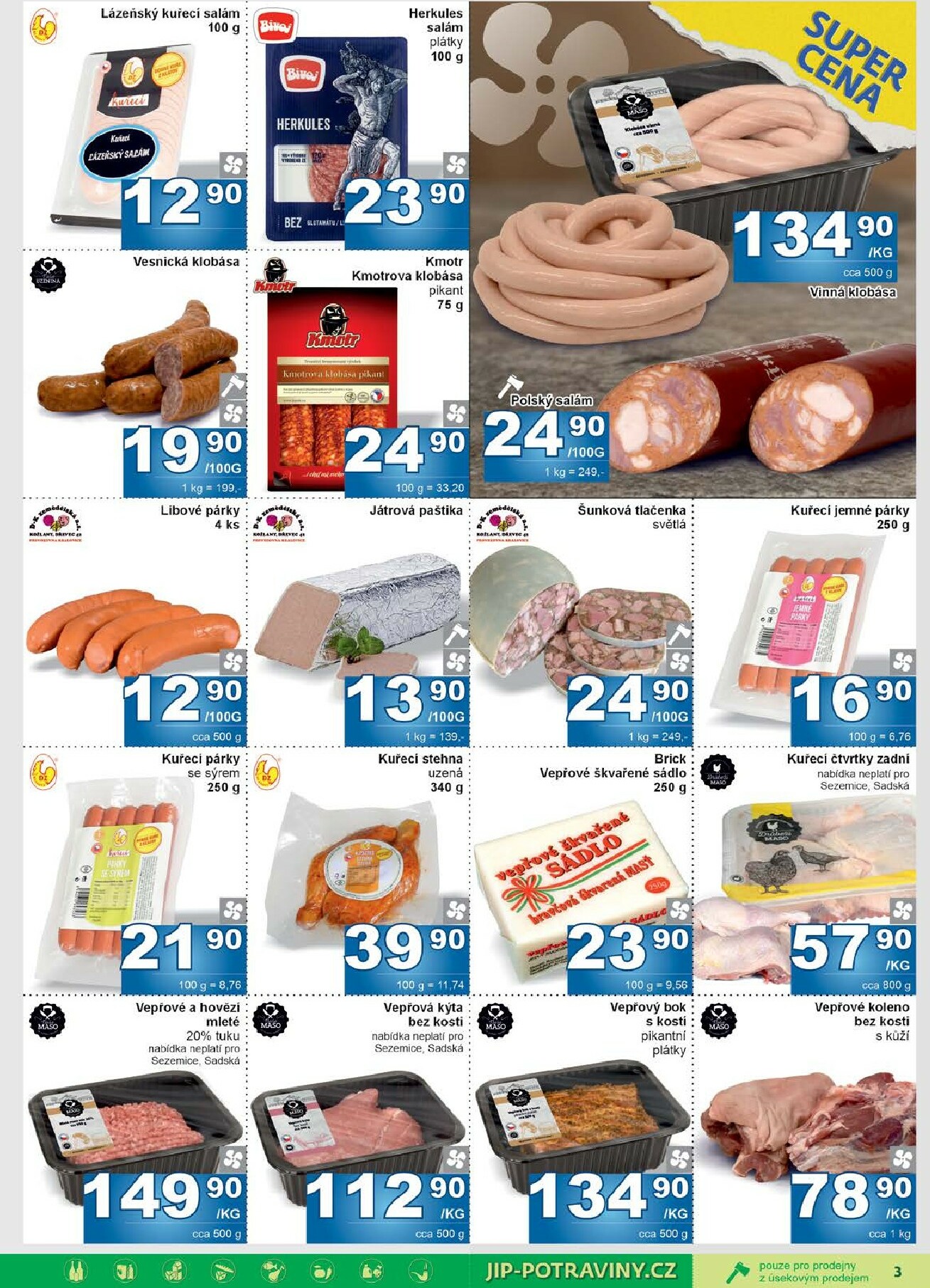 jip - JIP - Maloobchod leták platný od 28.01. do 08.02. - page: 3