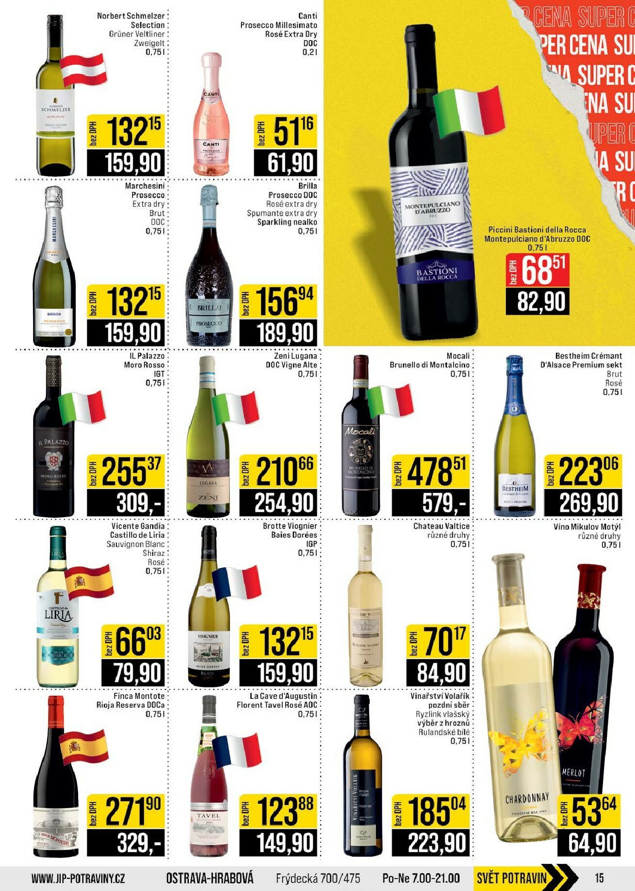 jip - JIP - Brno, Ostrava - Hrabová, Praha - Bořanovice, Jilemnice, Karlovy Vary, Olomouc, Pardubice, Zlín, Polička leták platný od středy 11.02.2026 do úterý 17.02.2026 - page: 15